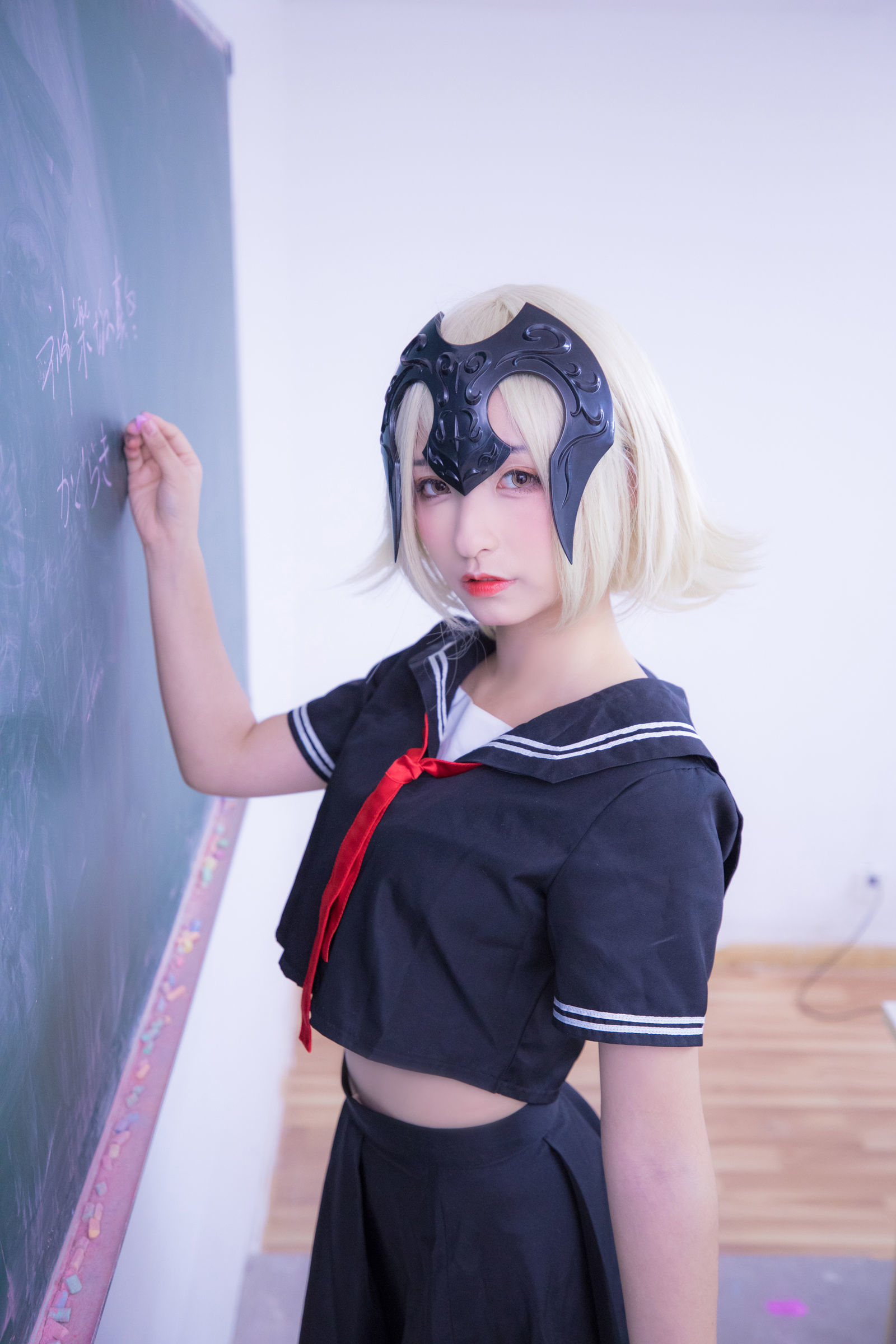 [萝莉COS] 神楽板真冬 放课后
