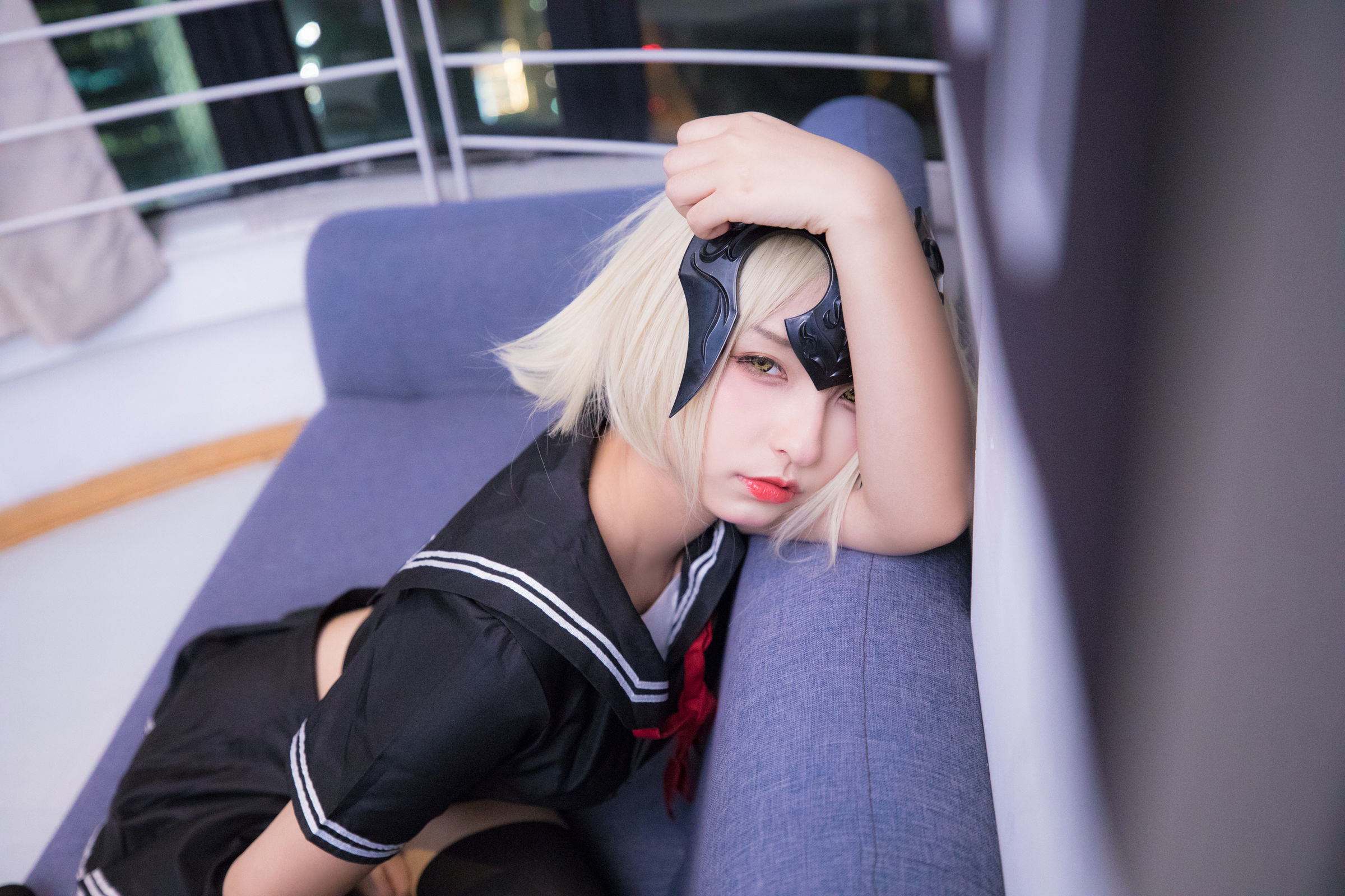 [萝莉COS] 神楽板真冬 放课后