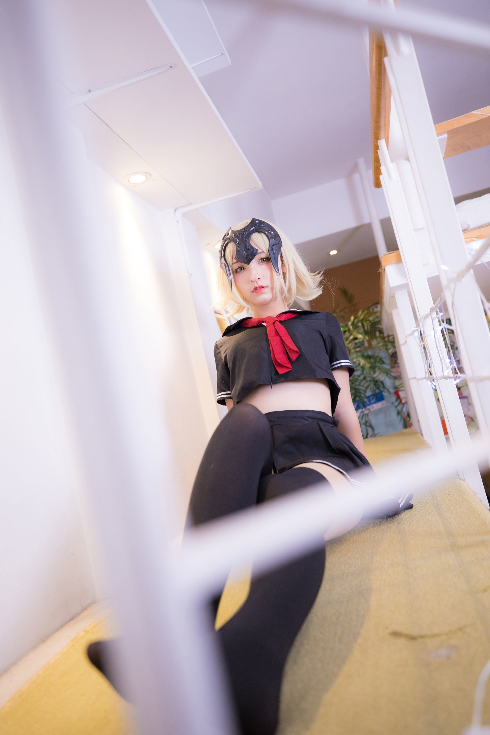 [萝莉COS] 神楽板真冬 放课后