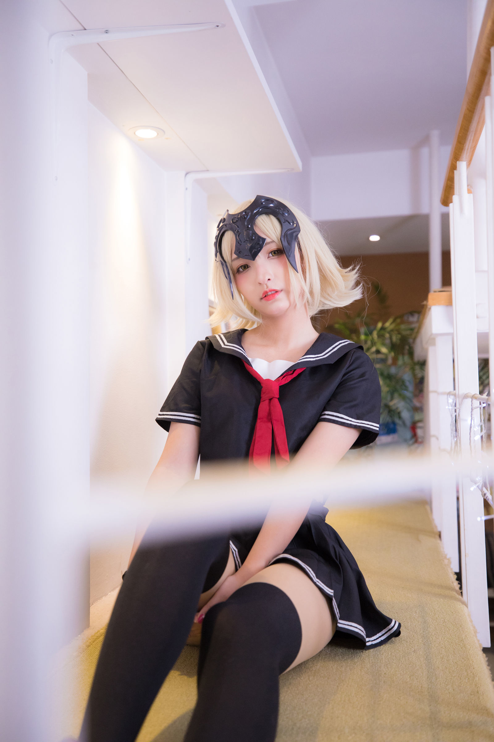 [萝莉COS] 神楽板真冬 放课后