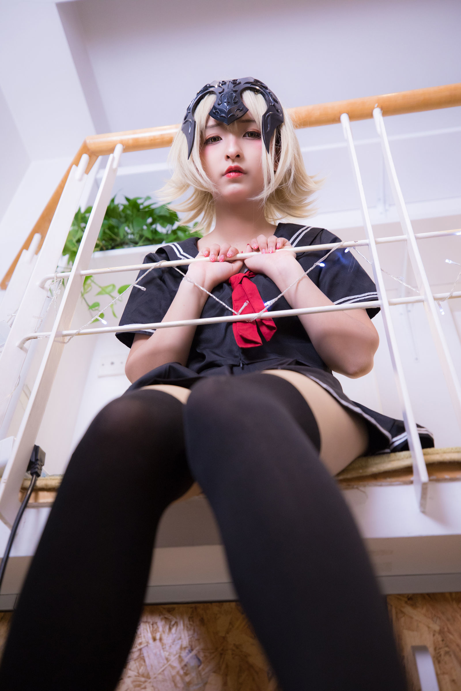 [萝莉COS] 神楽板真冬 放课后