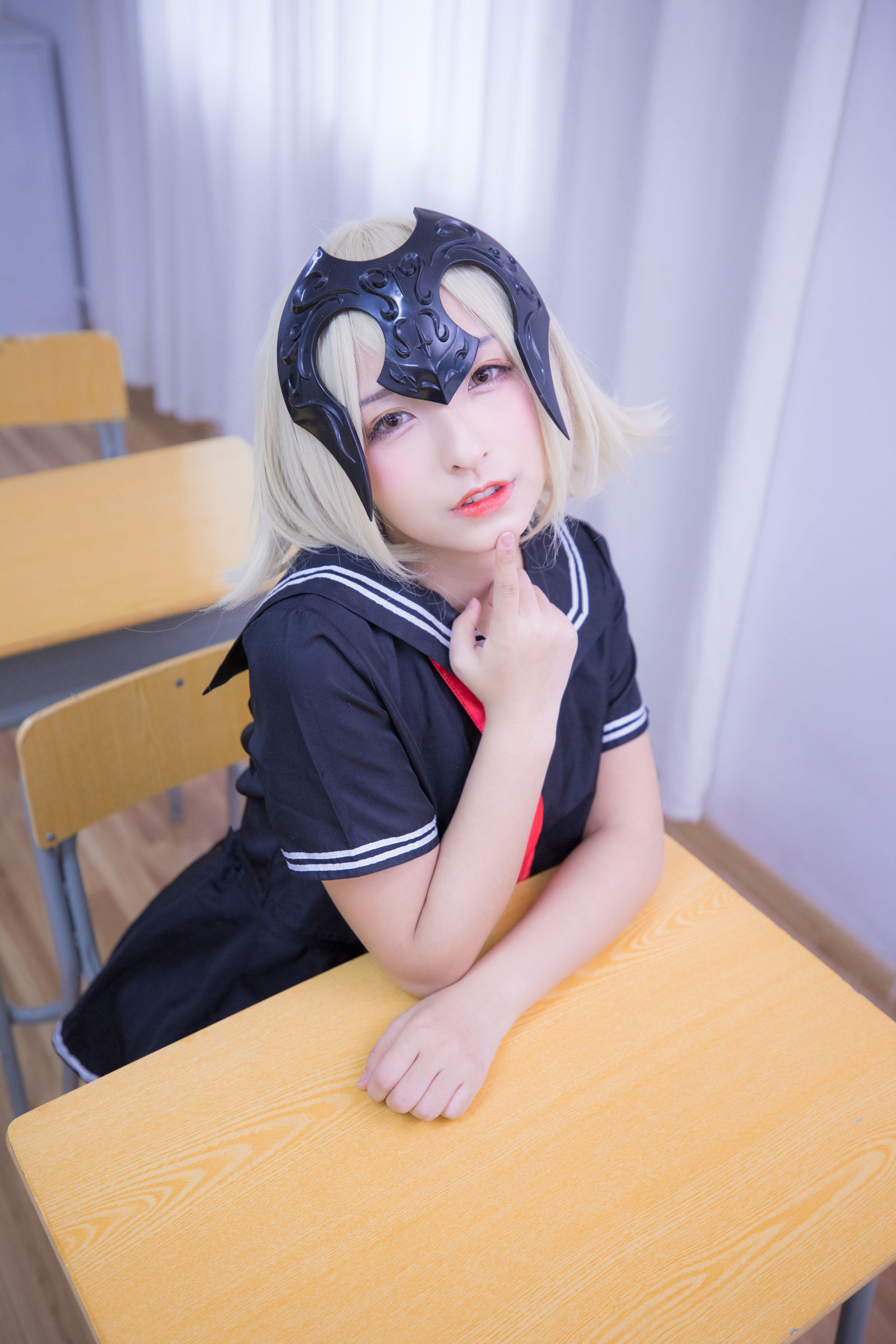 [萝莉COS] 神楽板真冬 放课后