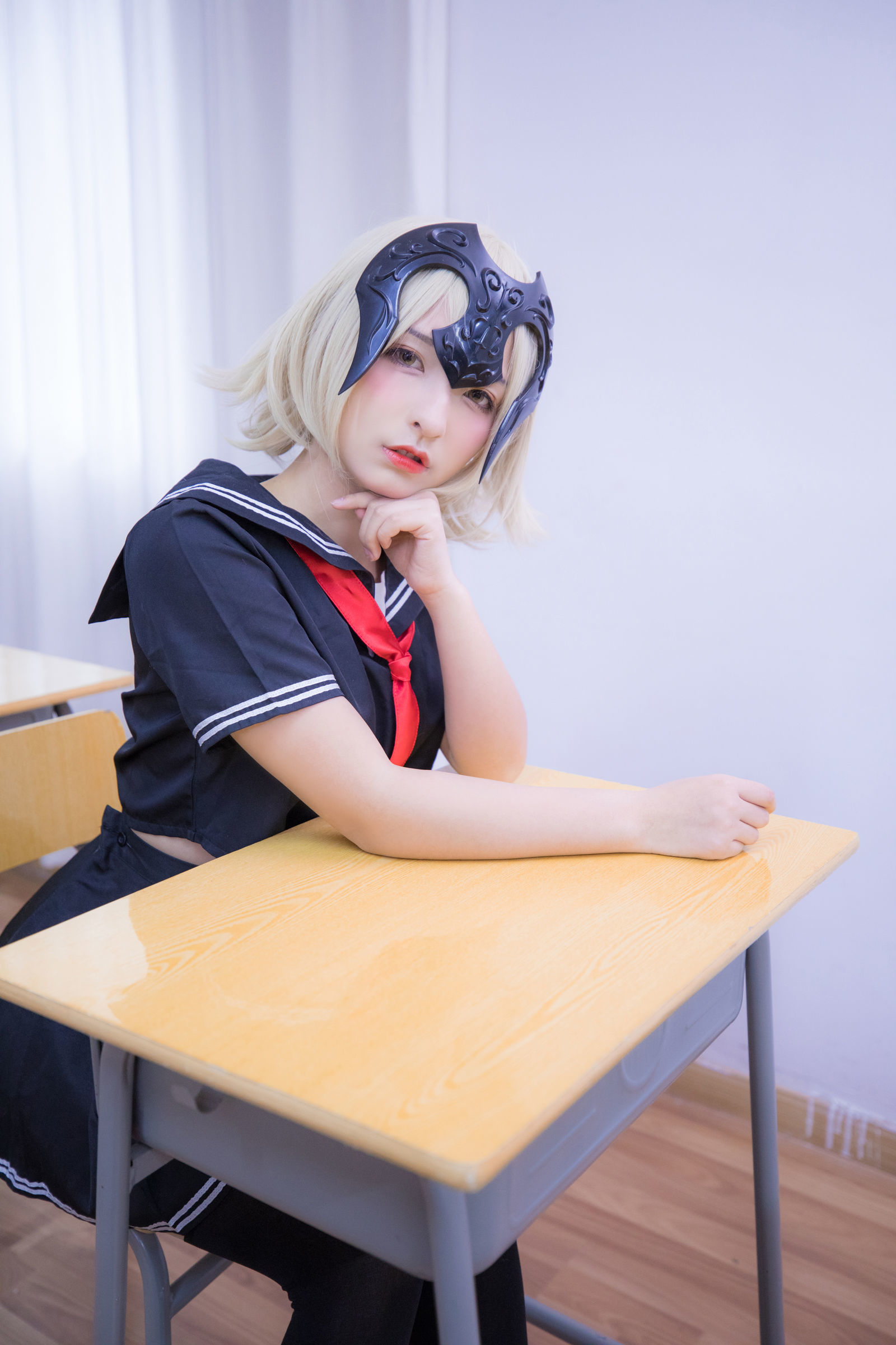[萝莉COS] 神楽板真冬 放课后