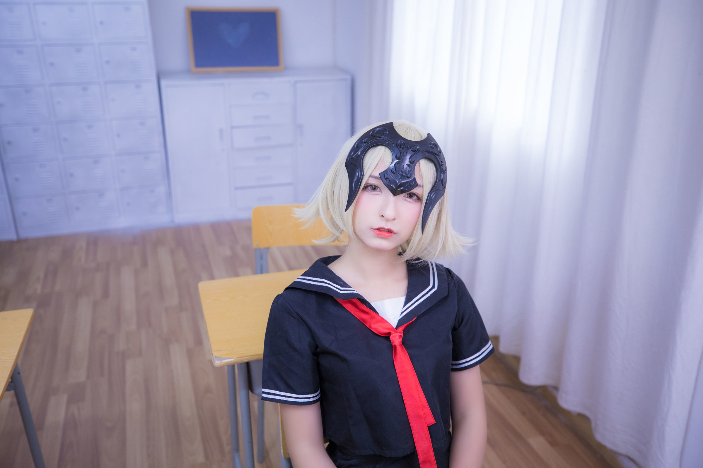 [萝莉COS] 神楽板真冬 放课后