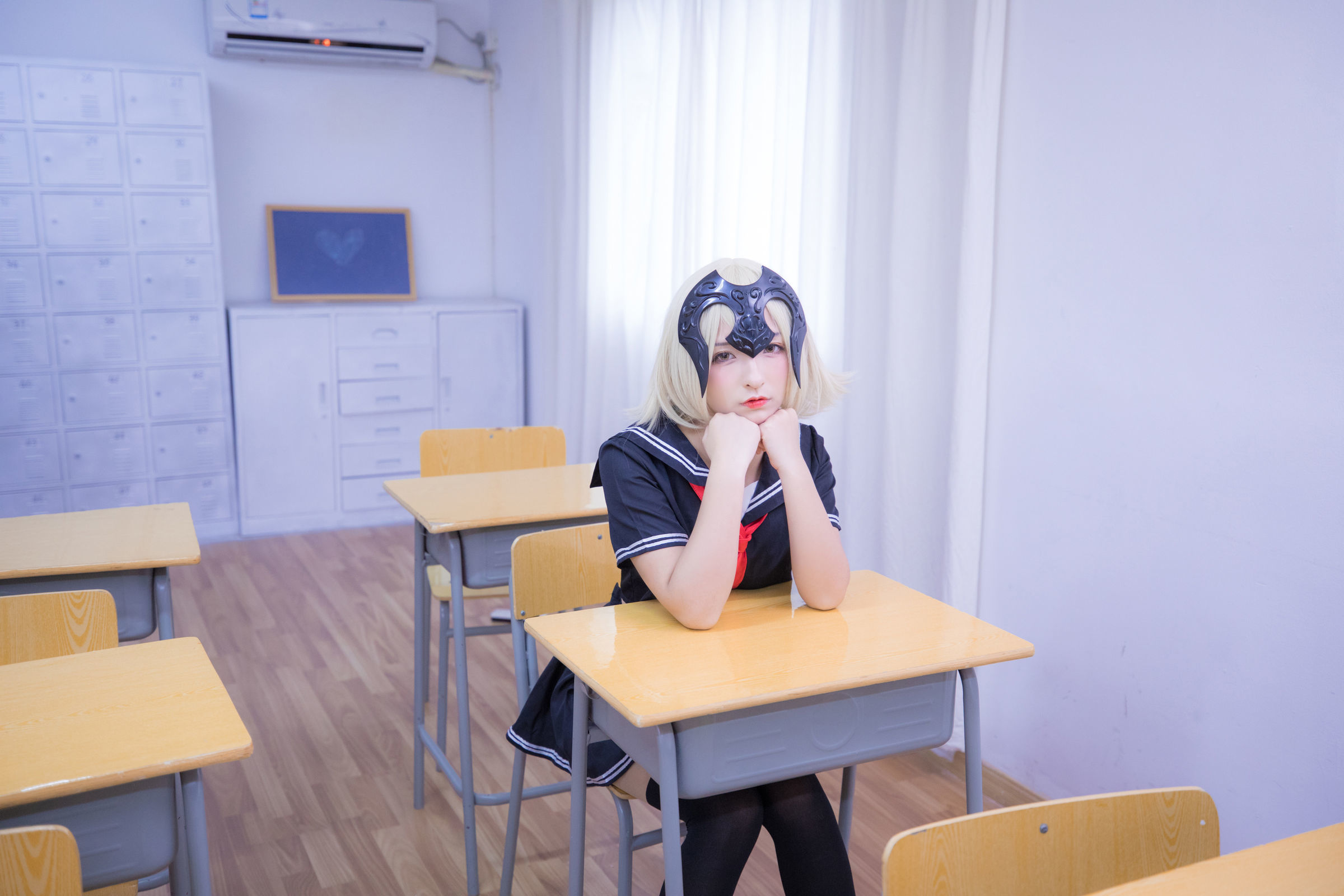 [萝莉COS] 神楽板真冬 放课后