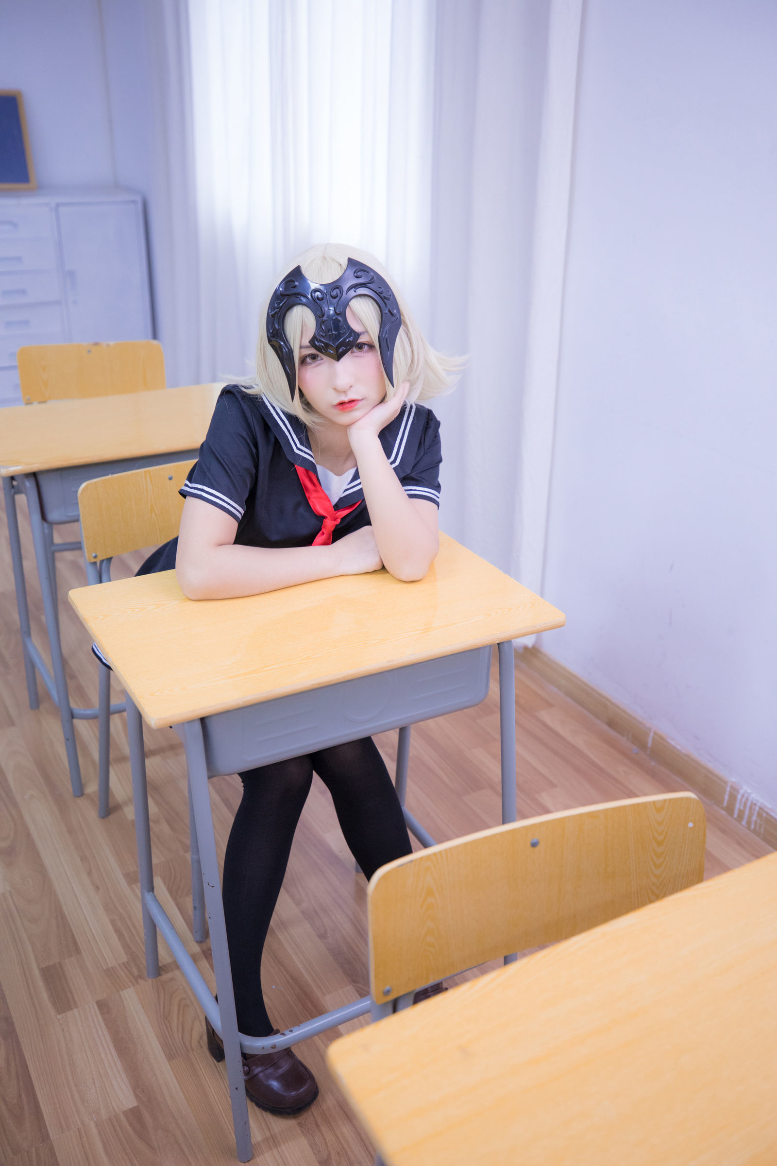 [萝莉COS] 神楽板真冬 放课后