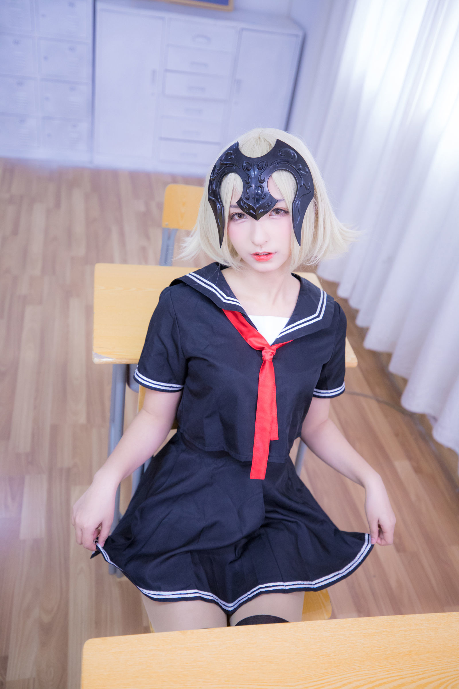 [萝莉COS] 神楽板真冬 放课后