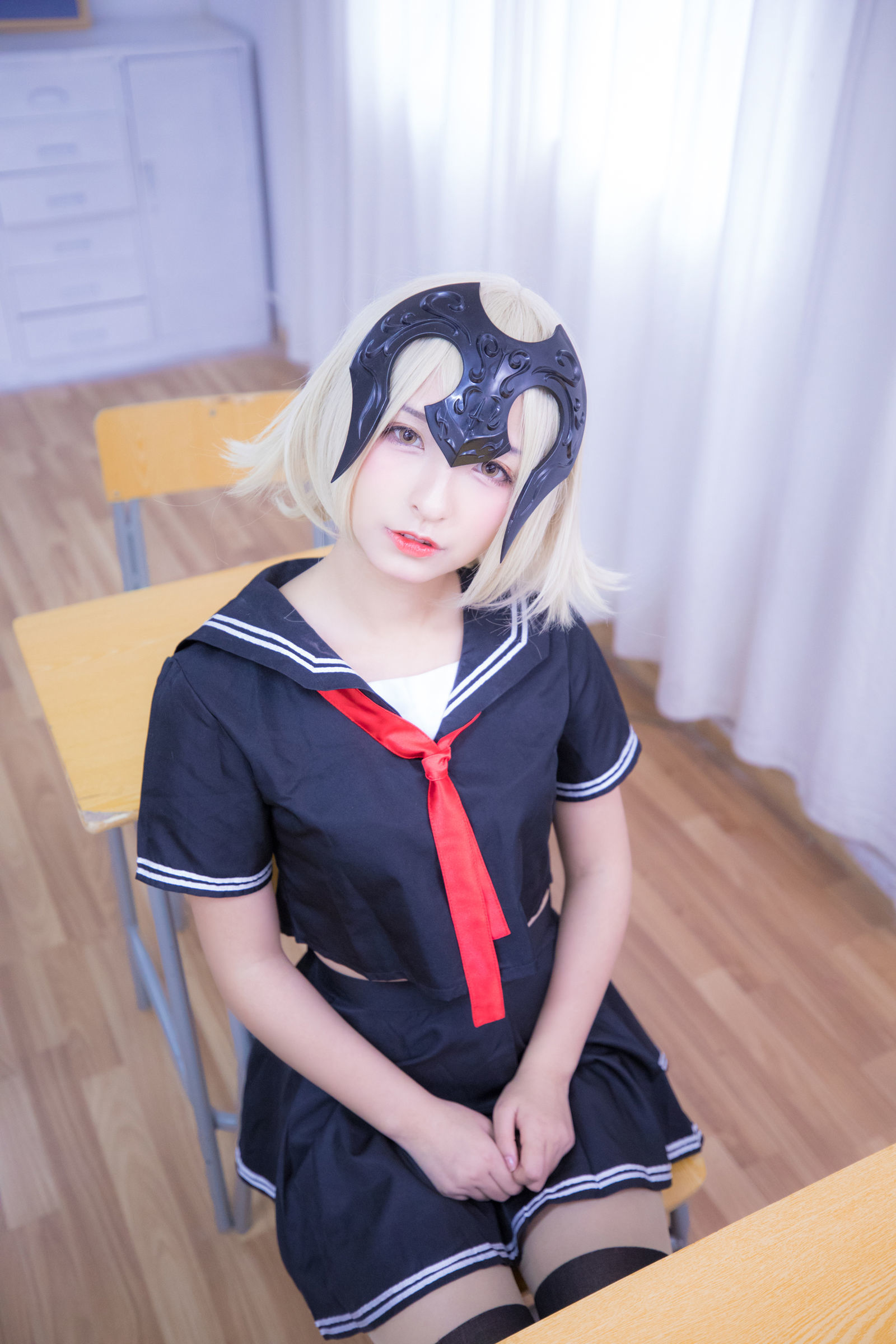 [萝莉COS] 神楽板真冬 放课后