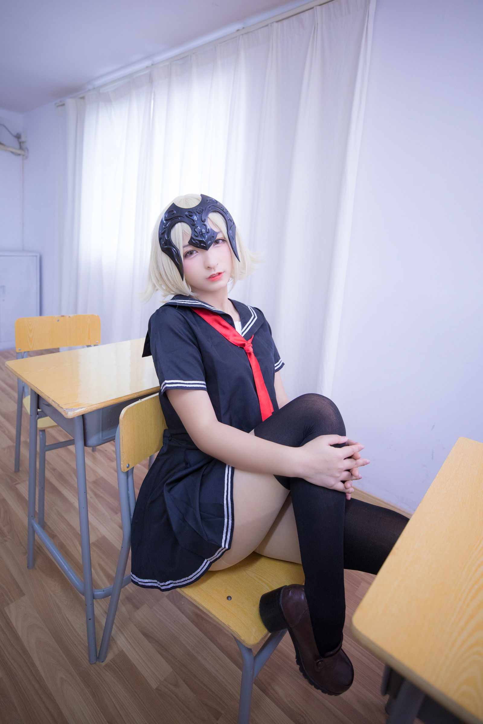 [萝莉COS] 神楽板真冬 放课后