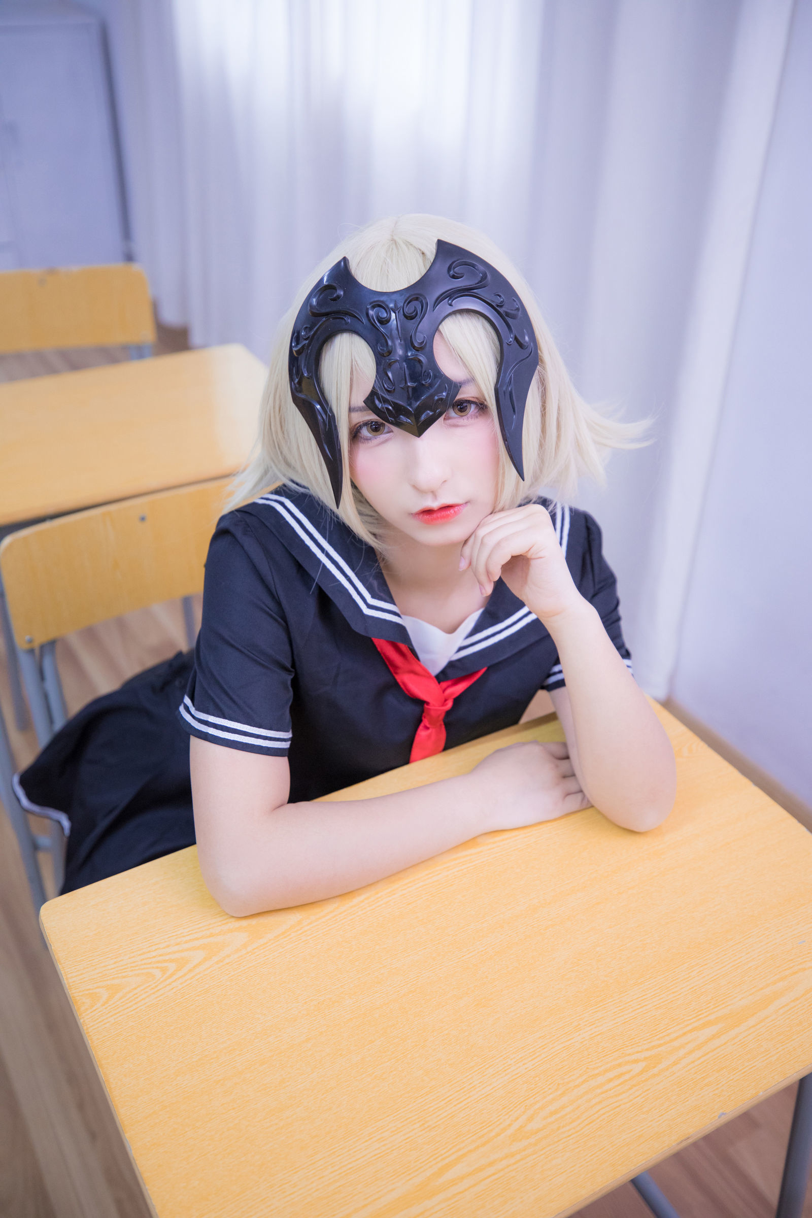 [萝莉COS] 神楽板真冬 放课后
