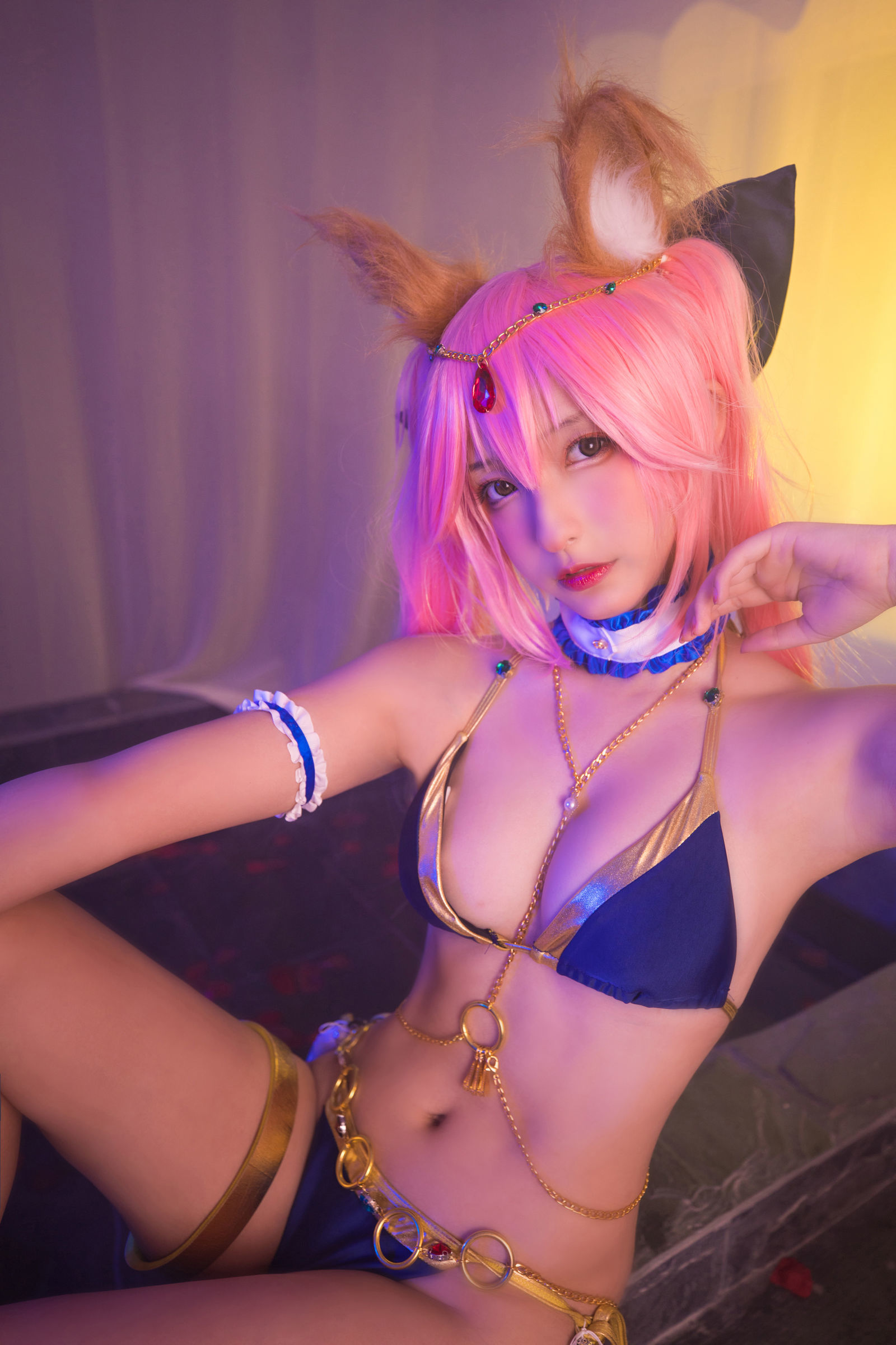 [萝莉COS] 神楽板真冬 玉藻前舞娘《Mysterious Love》
