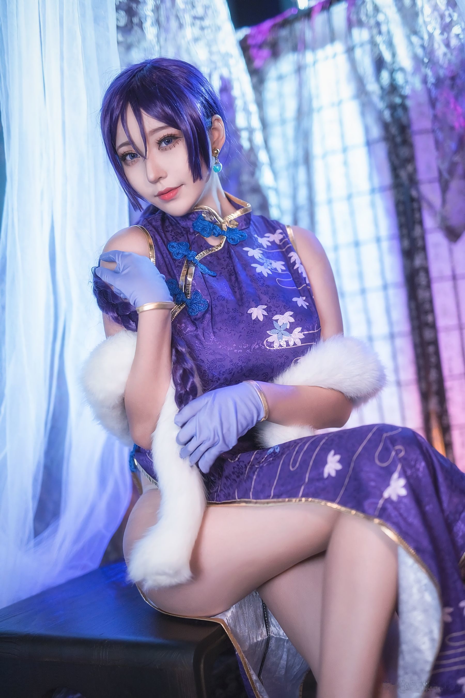 [萝莉COS] 萌妹菌烨tako - FGO奶光旗袍