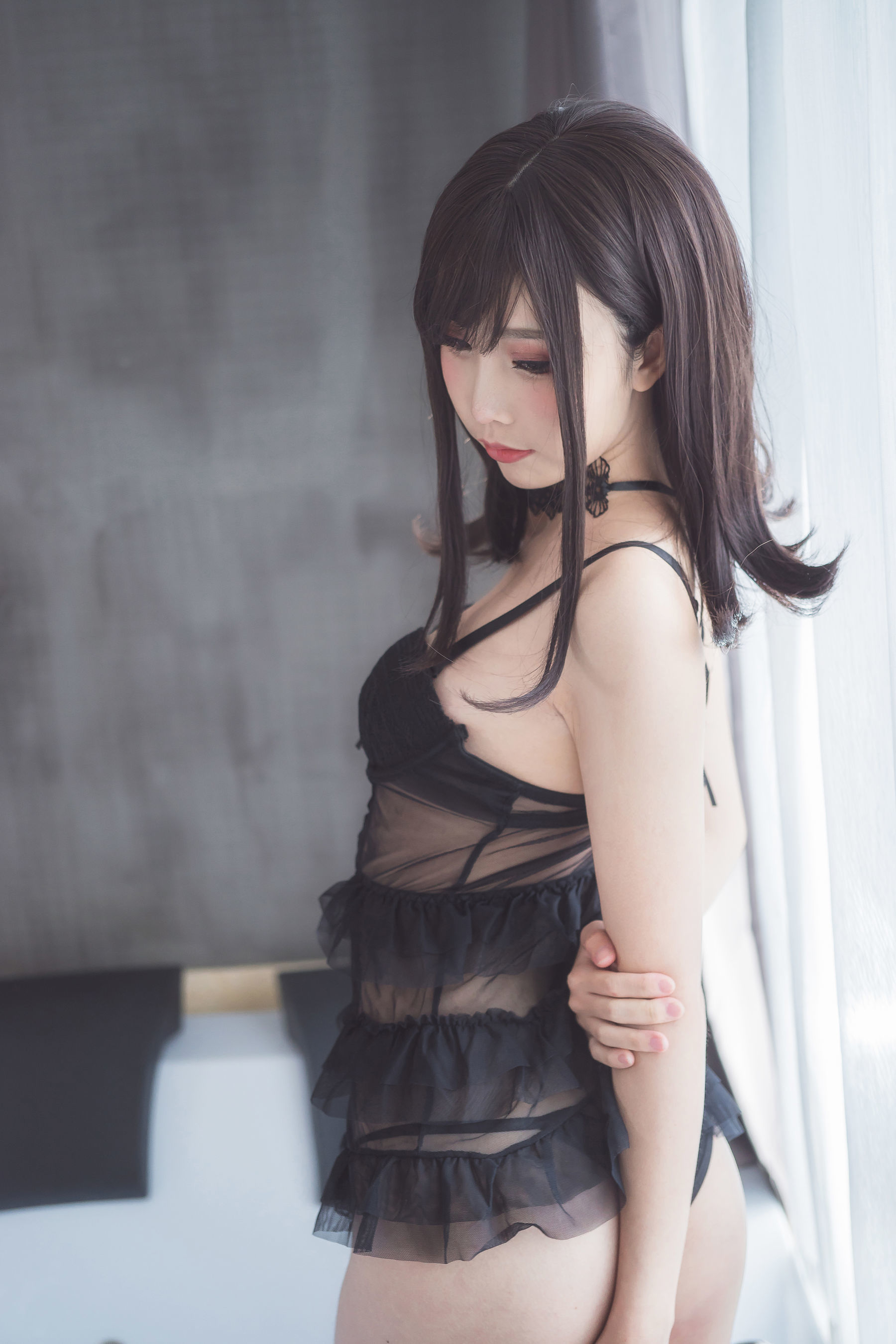 [萝莉COS] 面饼仙儿 - 脑内少女 黑色束衣