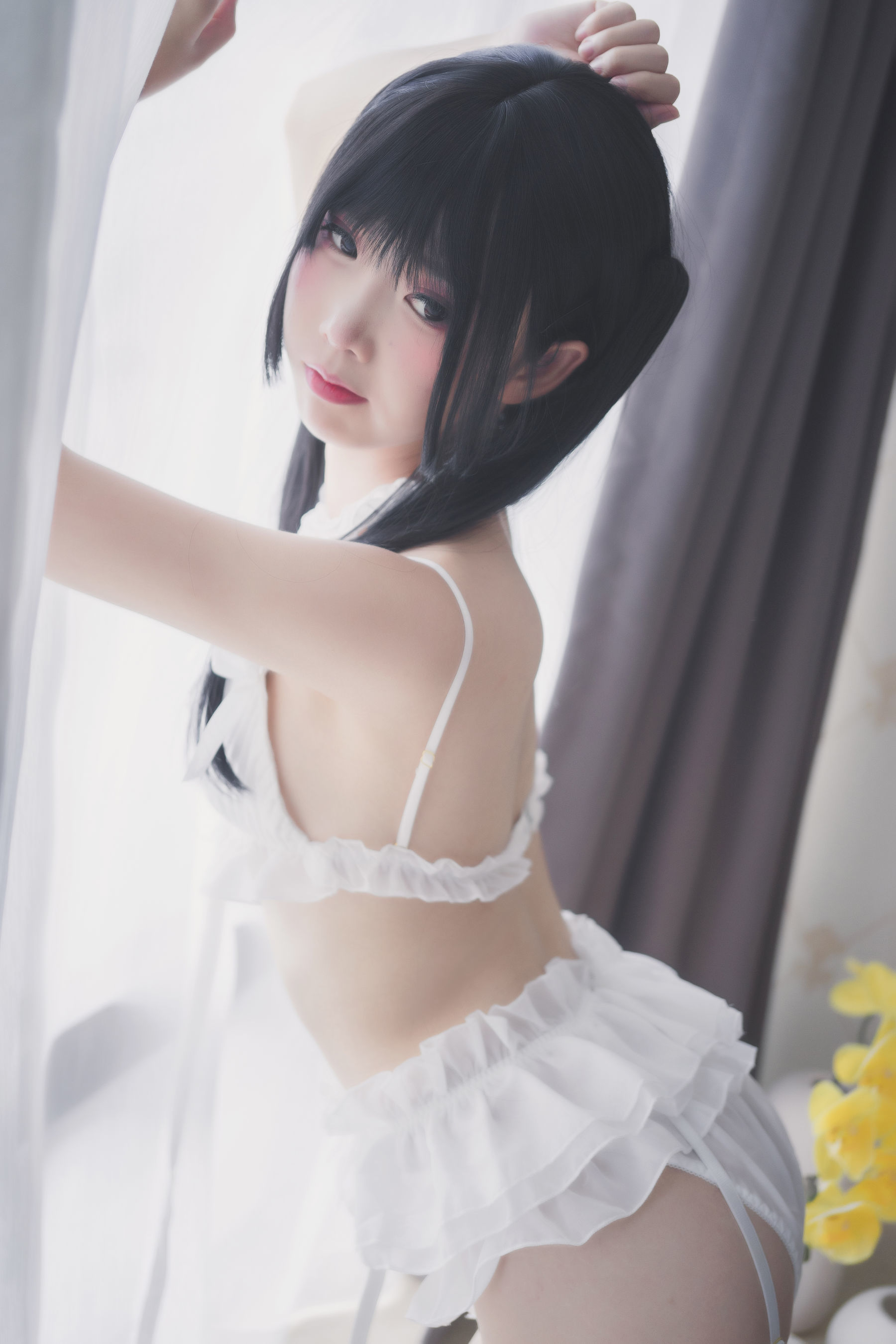 [萝莉COS] 面饼仙儿 - 脑内少女 白内衣