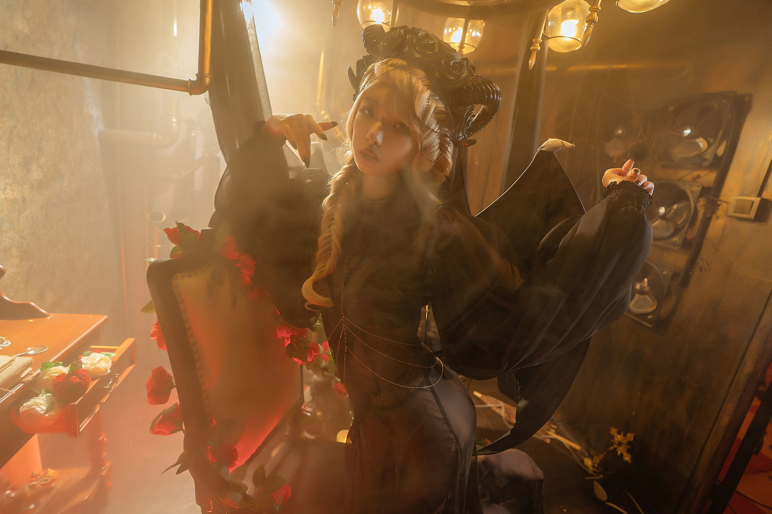 [萝莉COS] 雯妹 - 魅魔 gothic devil