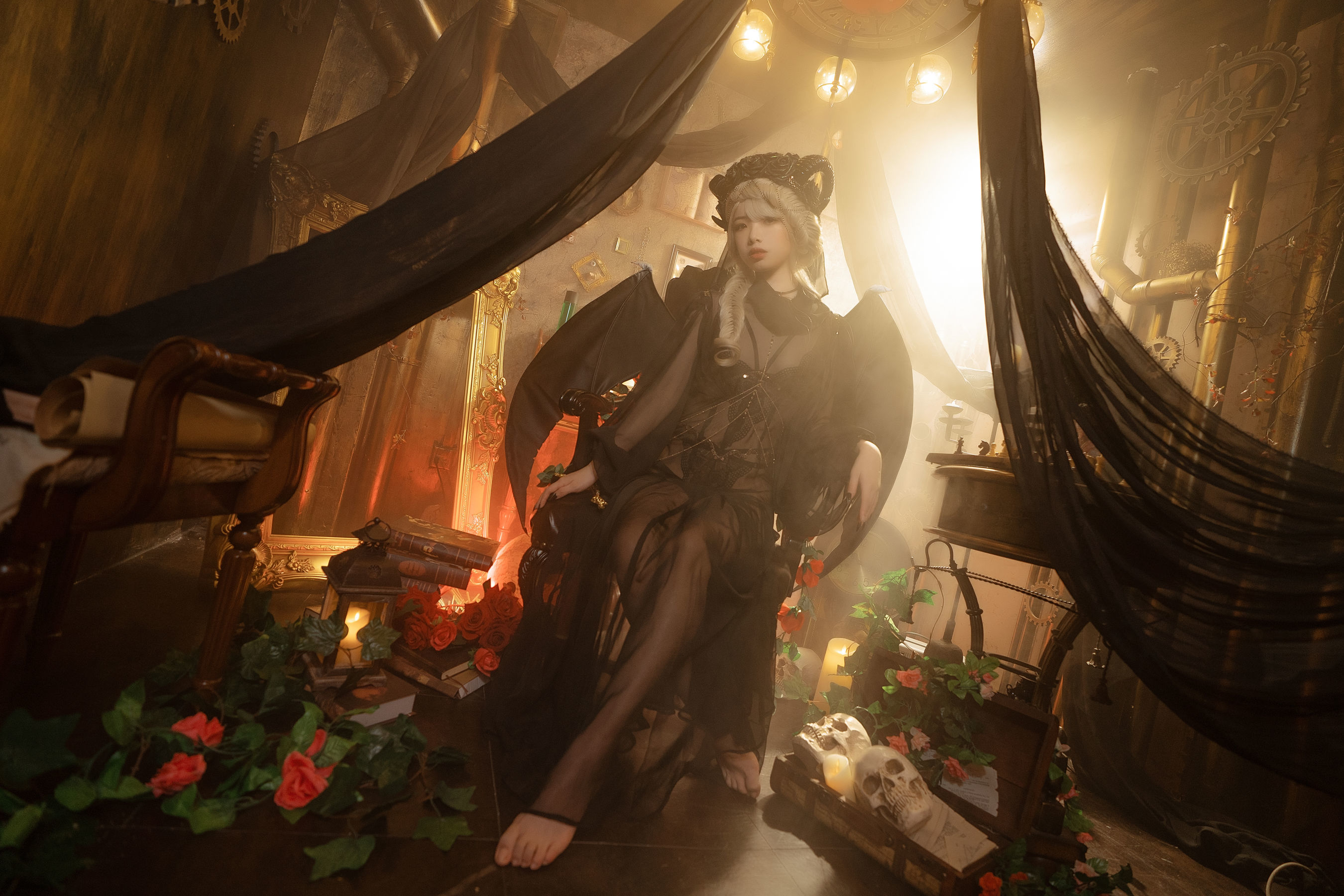 [萝莉COS] 雯妹 - 魅魔 gothic devil