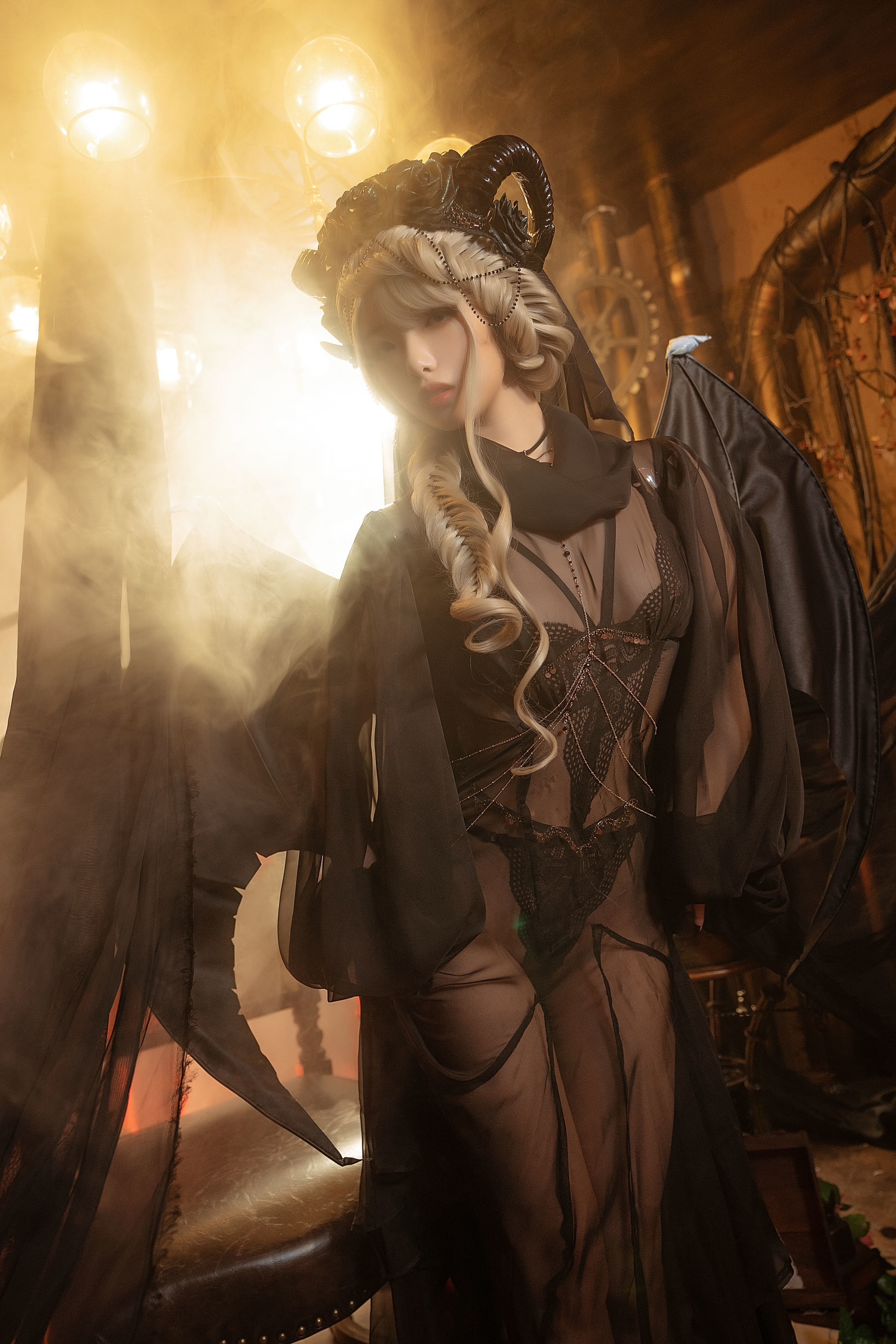 [萝莉COS] 雯妹 - 魅魔 gothic devil