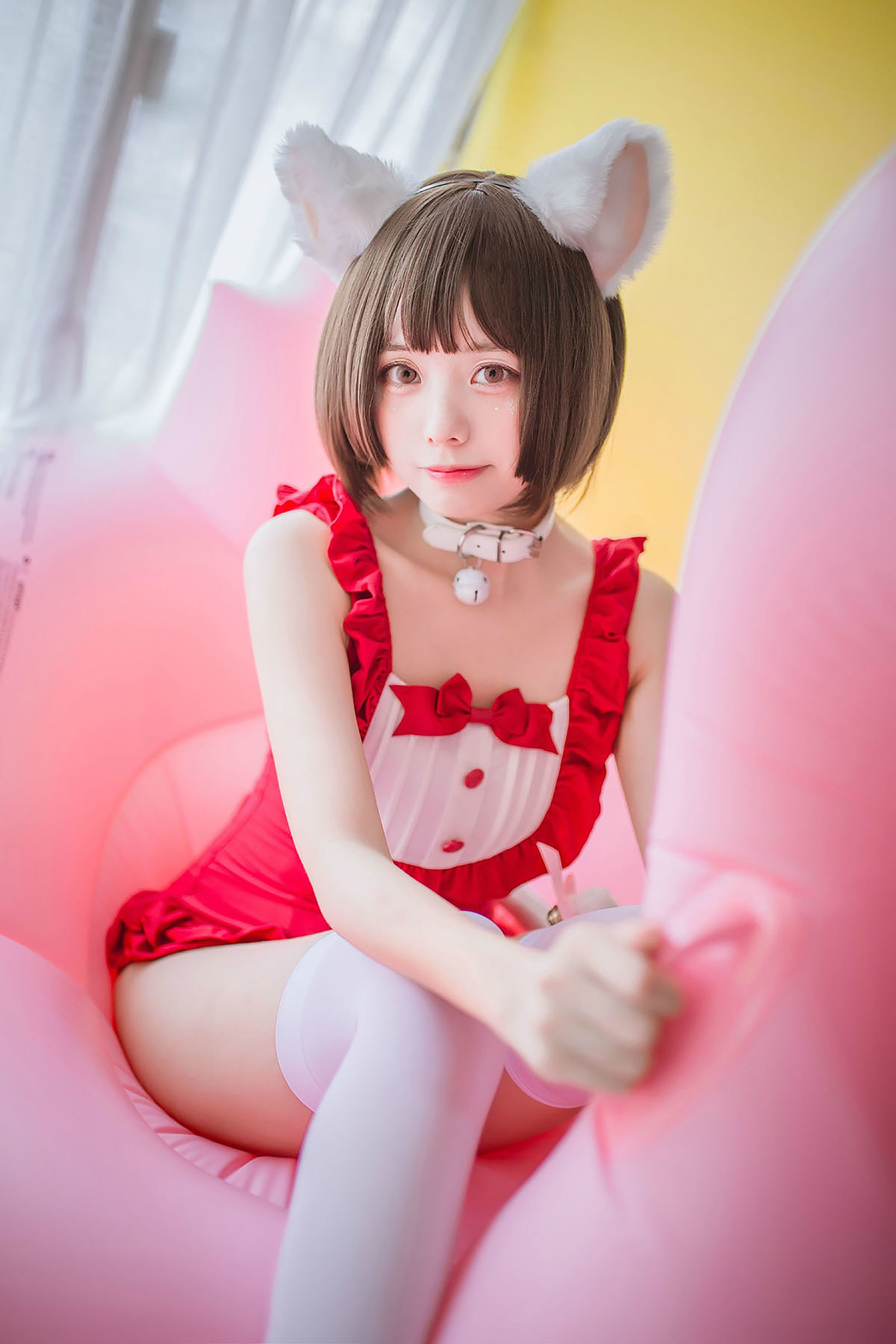 [萝莉COS] 萌系小野妹子w - 猫系泳衣+魔法少女伊莉雅