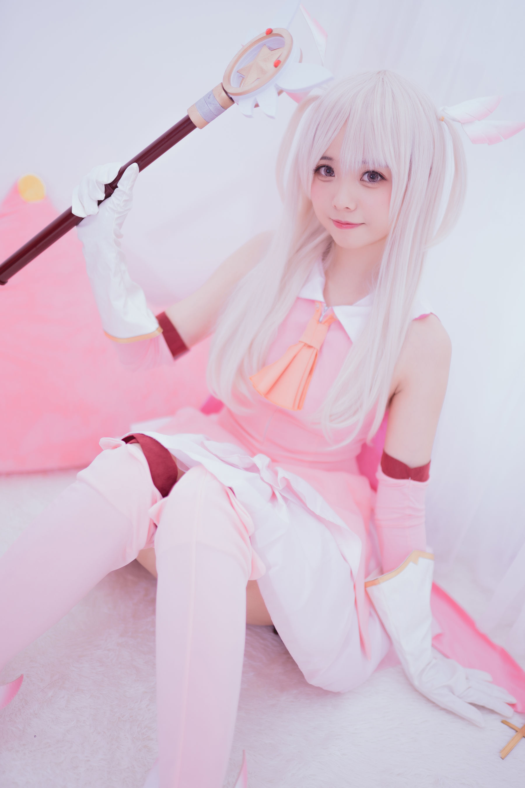 [萝莉COS] 萌系小野妹子w - 猫系泳衣+魔法少女伊莉雅