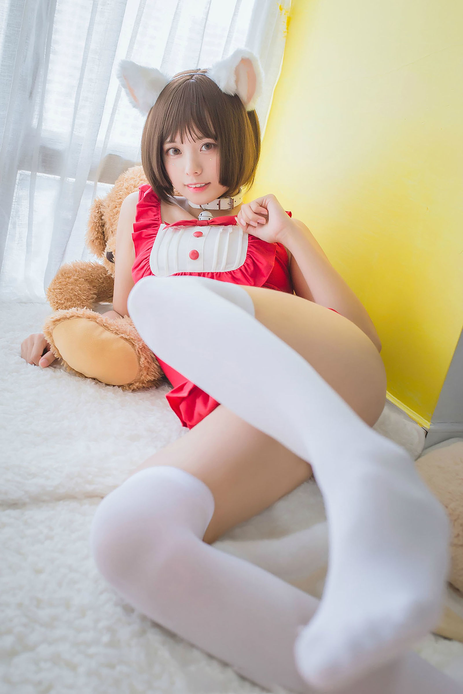 [萝莉COS] 萌系小野妹子w - 猫系泳衣+魔法少女伊莉雅