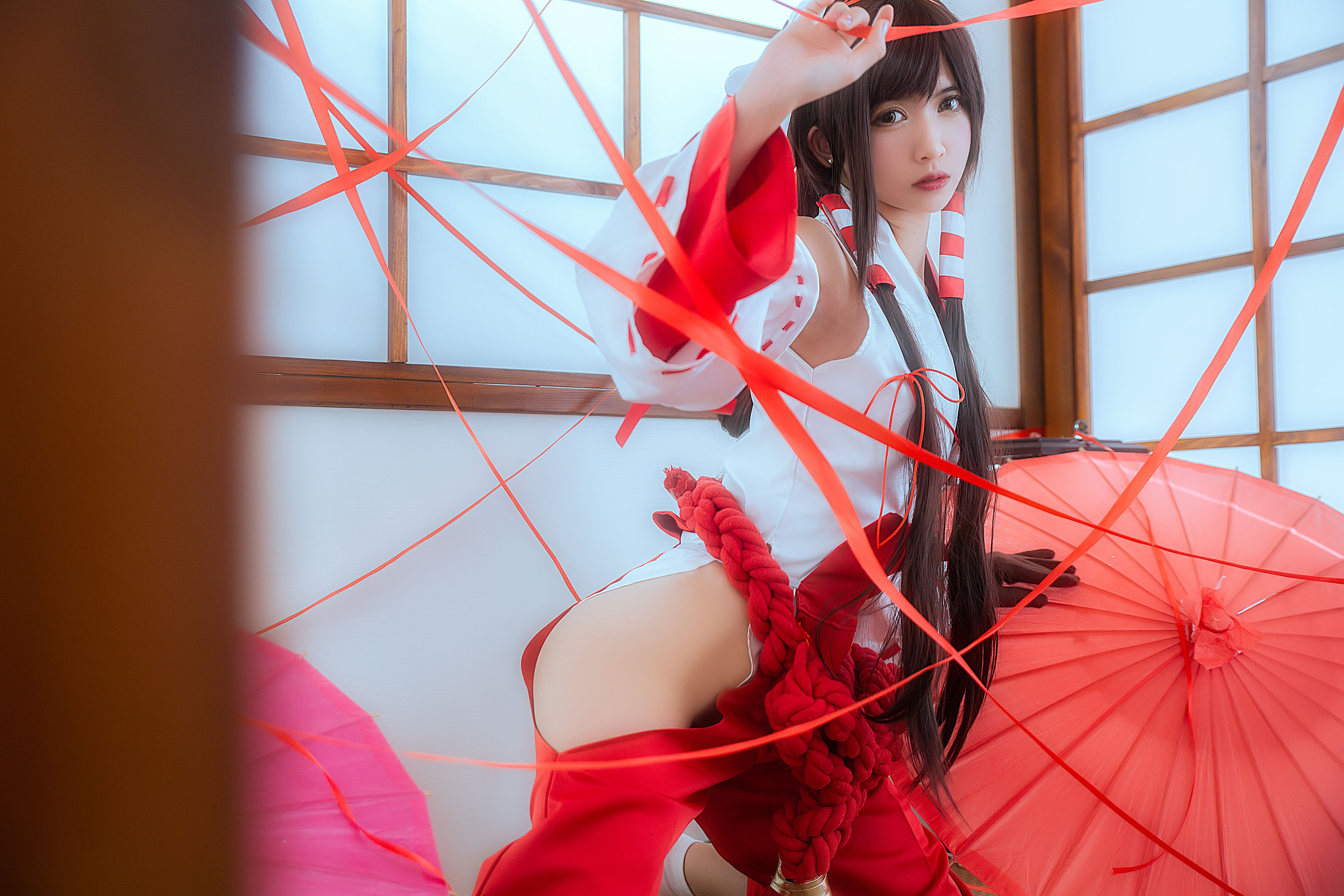 [萝莉COS] 鳗鱼霏儿 - 巫女