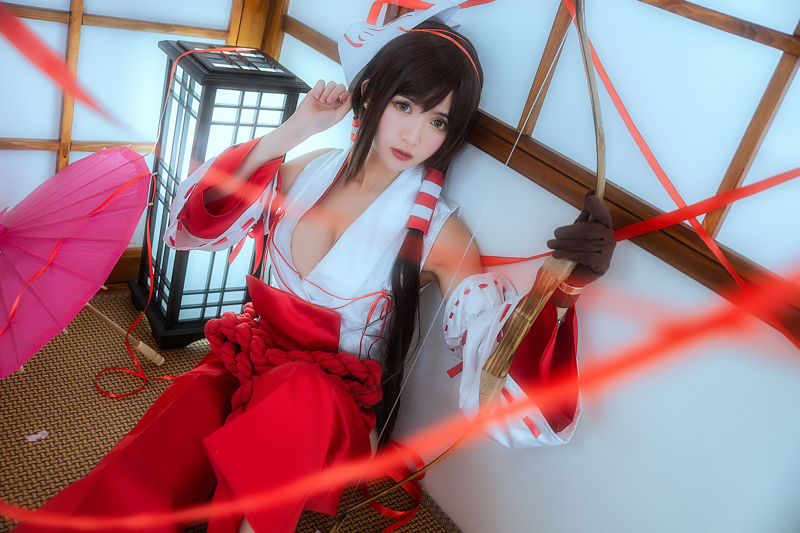 [萝莉COS] 鳗鱼霏儿 - 巫女