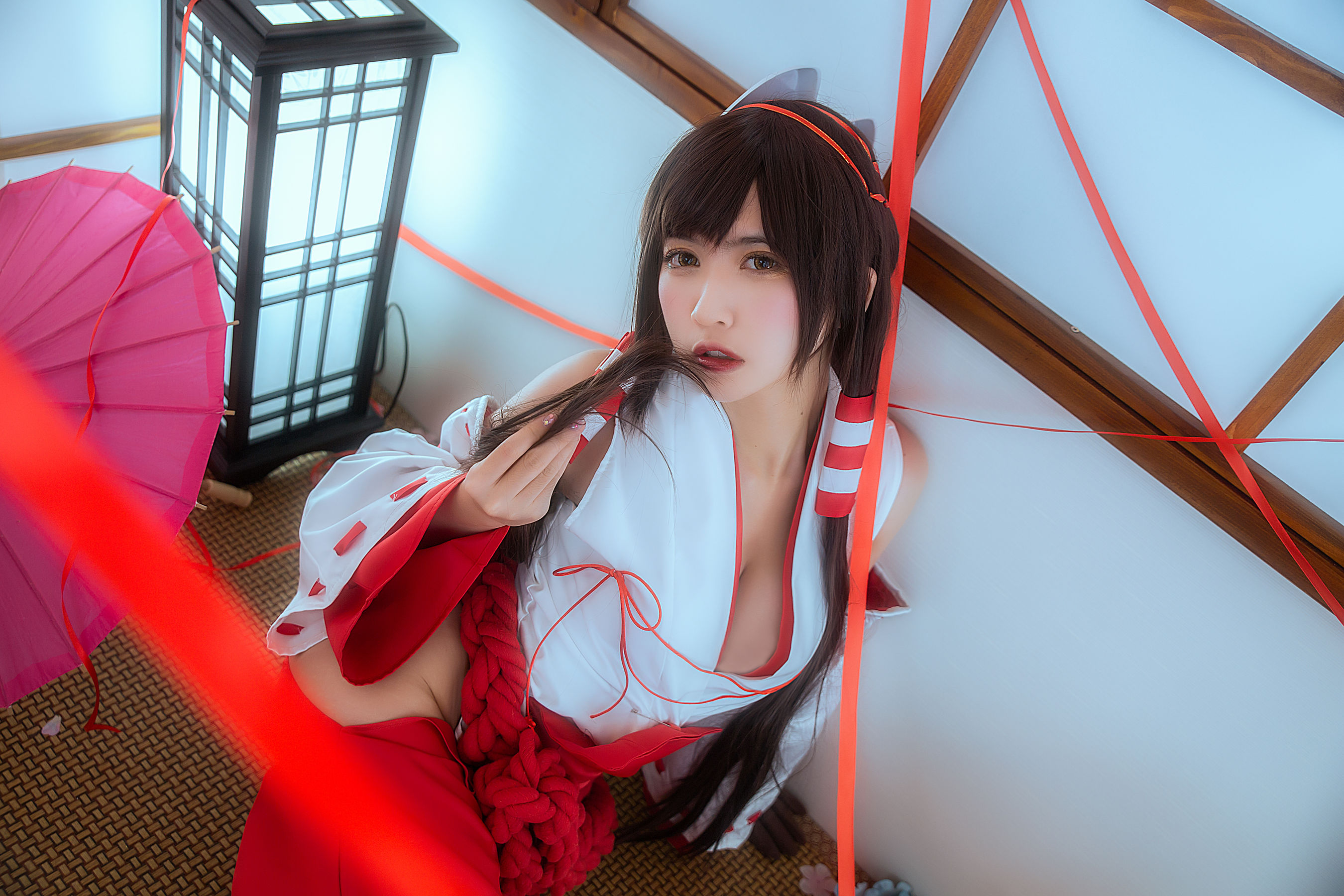 [萝莉COS] 鳗鱼霏儿 - 巫女