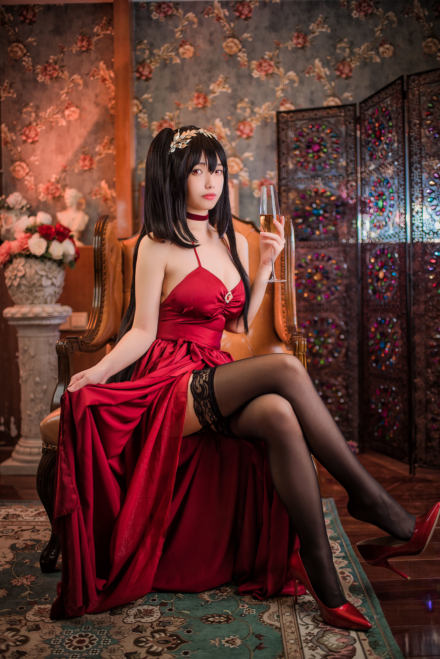 [萝莉COS] 雯妹 - 碧蓝航线大凤礼服