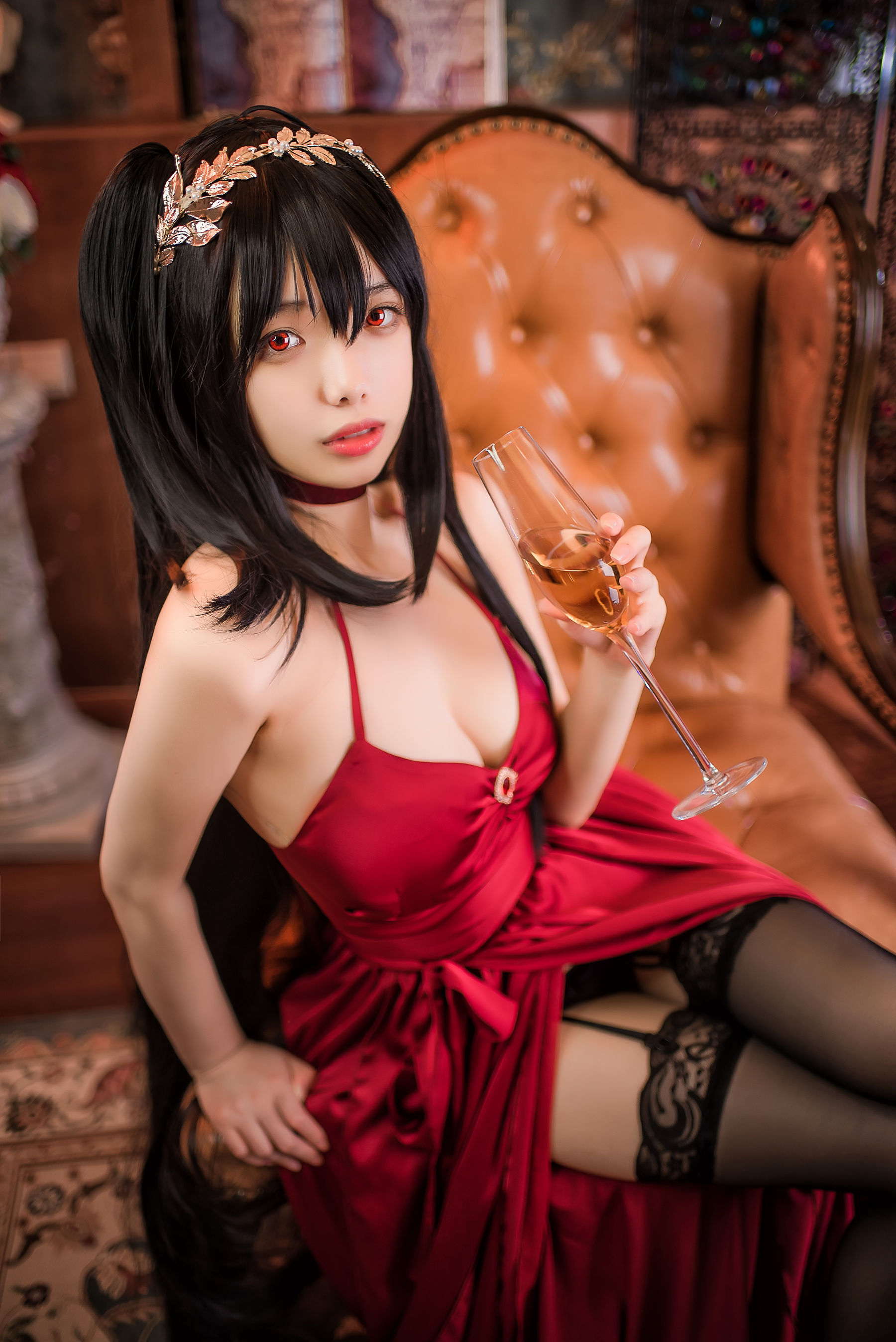 [萝莉COS] 雯妹 - 碧蓝航线大凤礼服