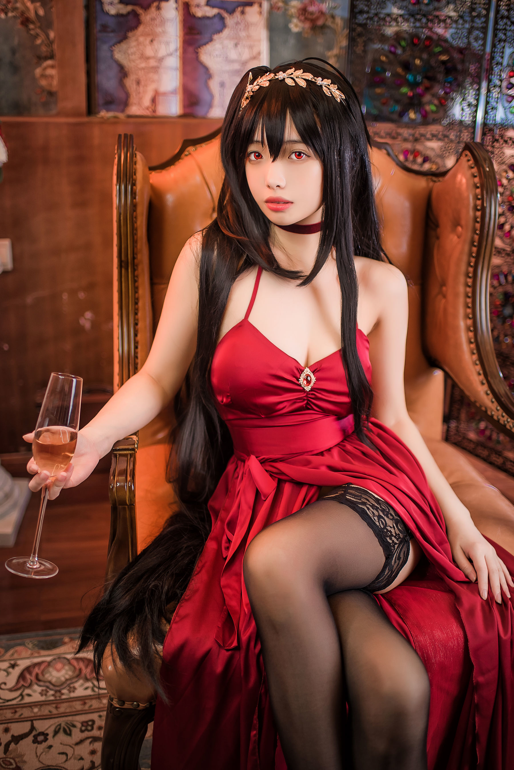 [萝莉COS] 雯妹 - 碧蓝航线大凤礼服