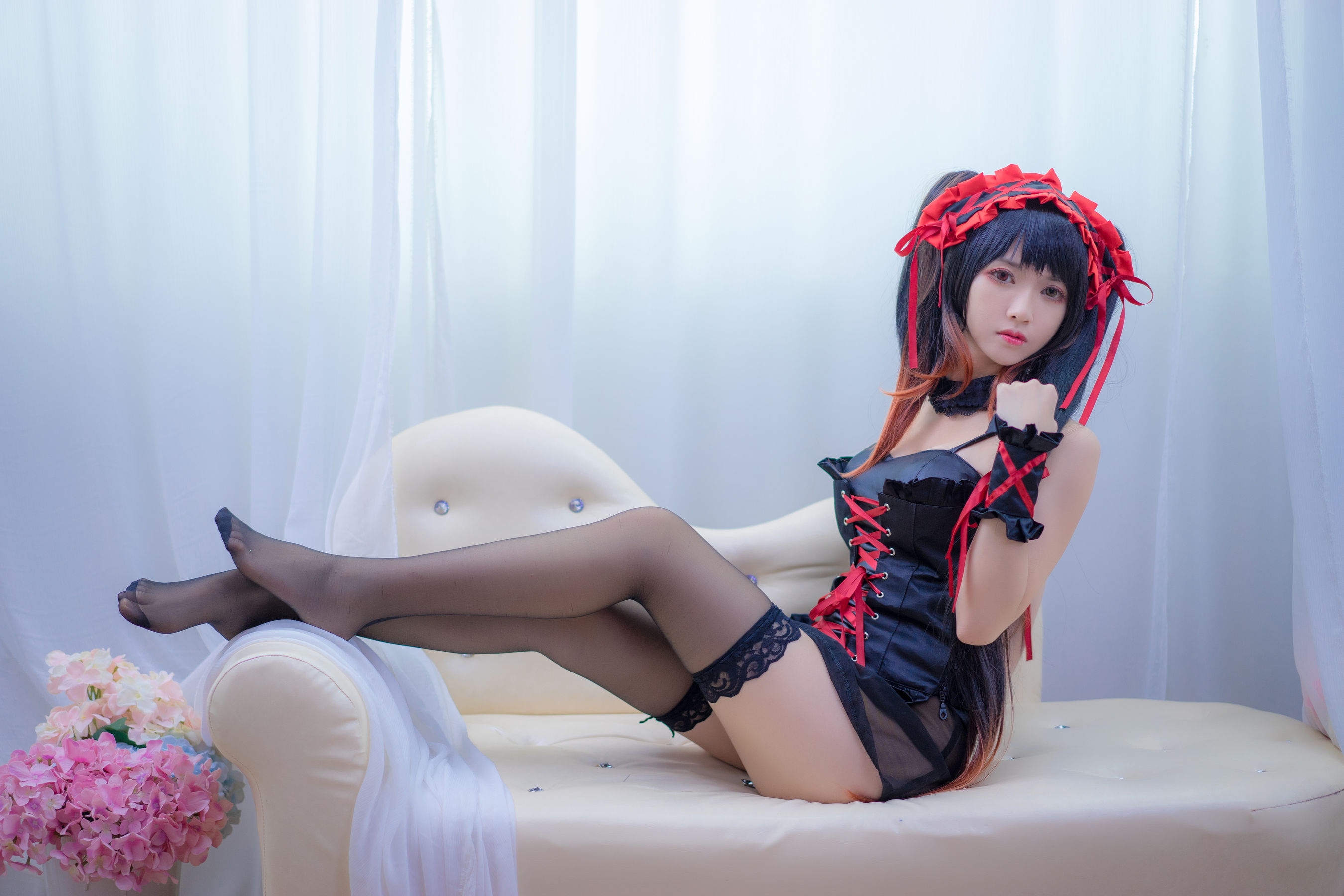 [萝莉COS] 鳗鱼霏儿 - 狂三系列 睡衣