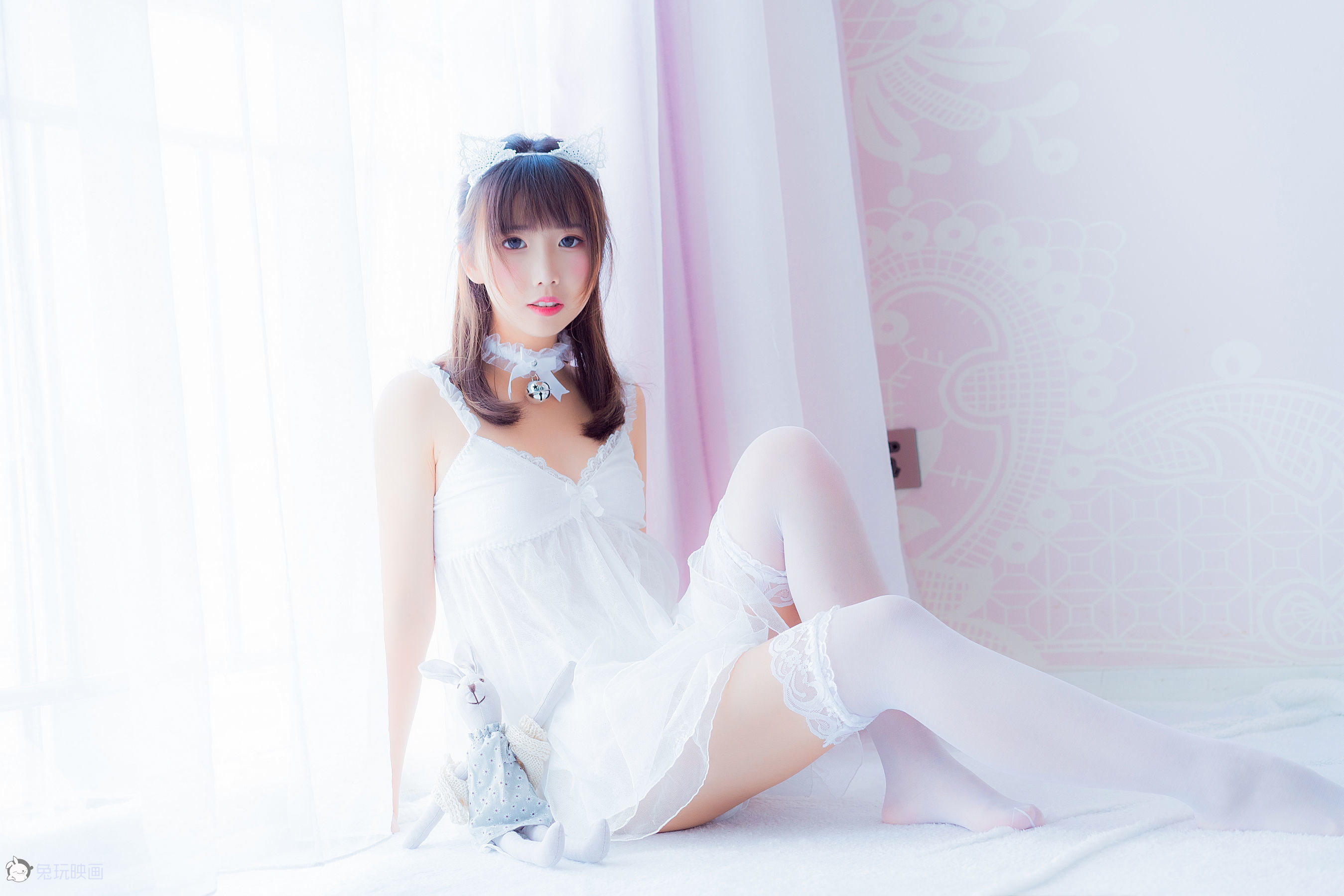 [萝莉COS] 面饼仙儿 - 吊带睡衣