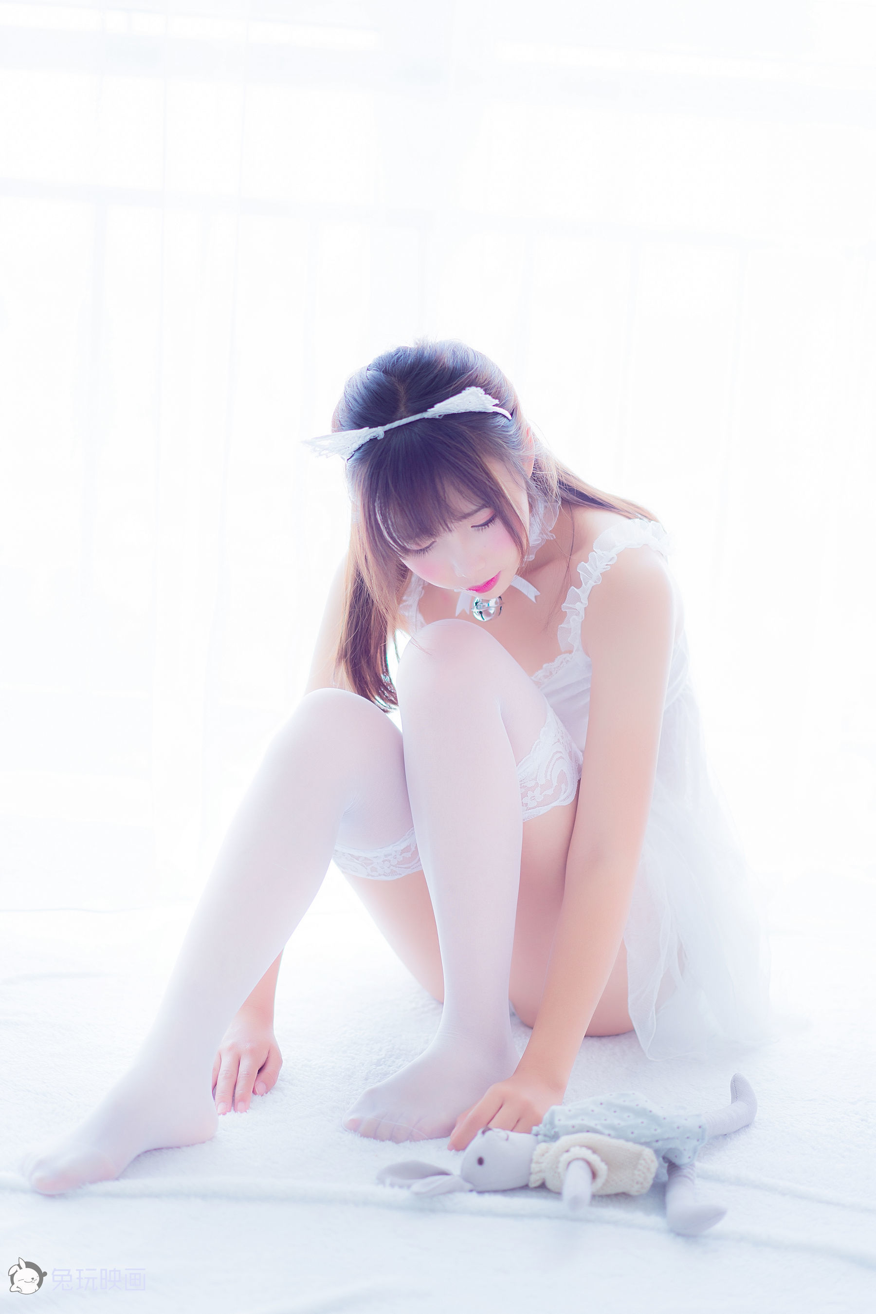 [萝莉COS] 面饼仙儿 - 吊带睡衣