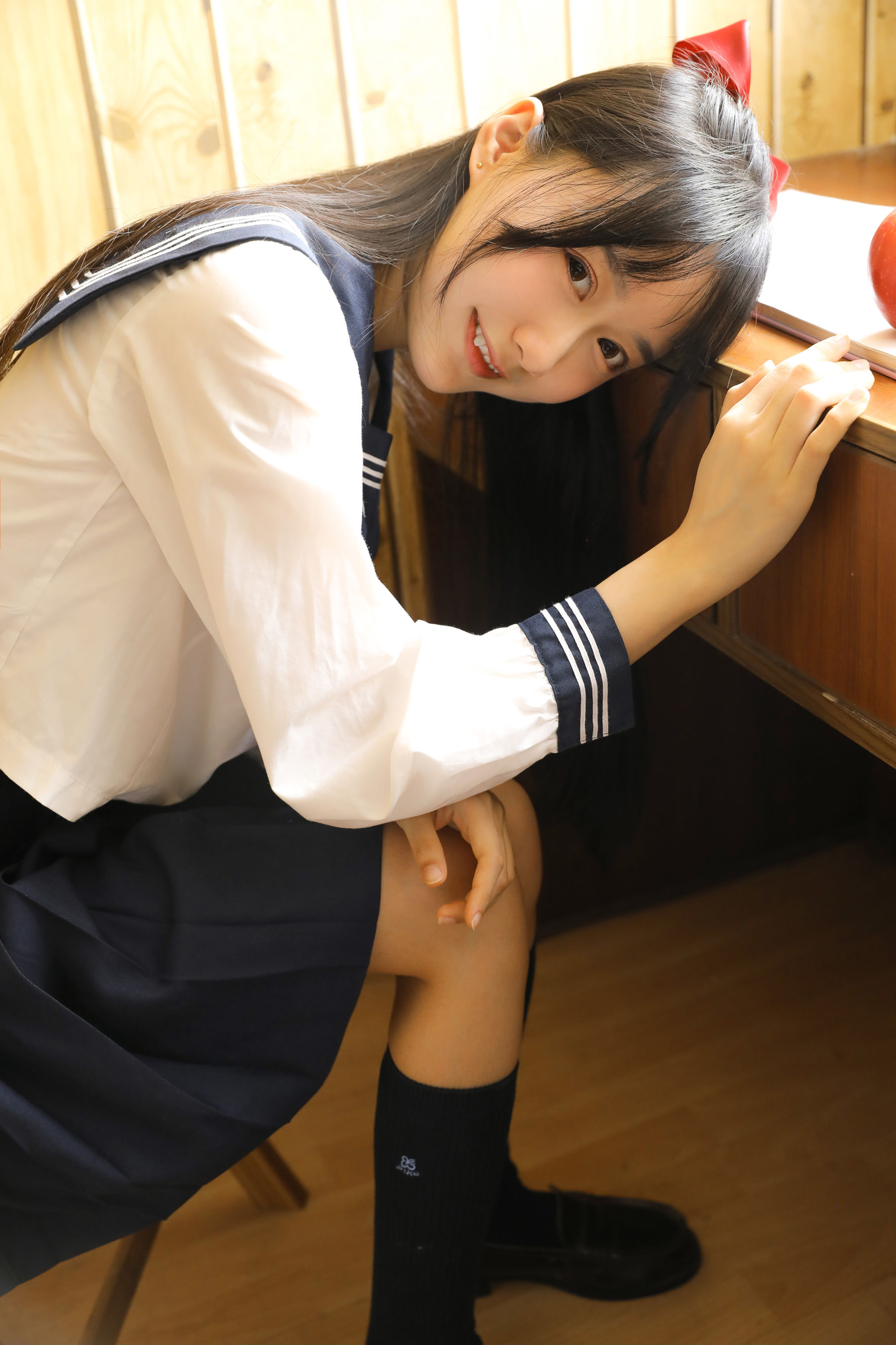 [萝莉COS] 木绵绵OwO - 绵相随 JK水手服