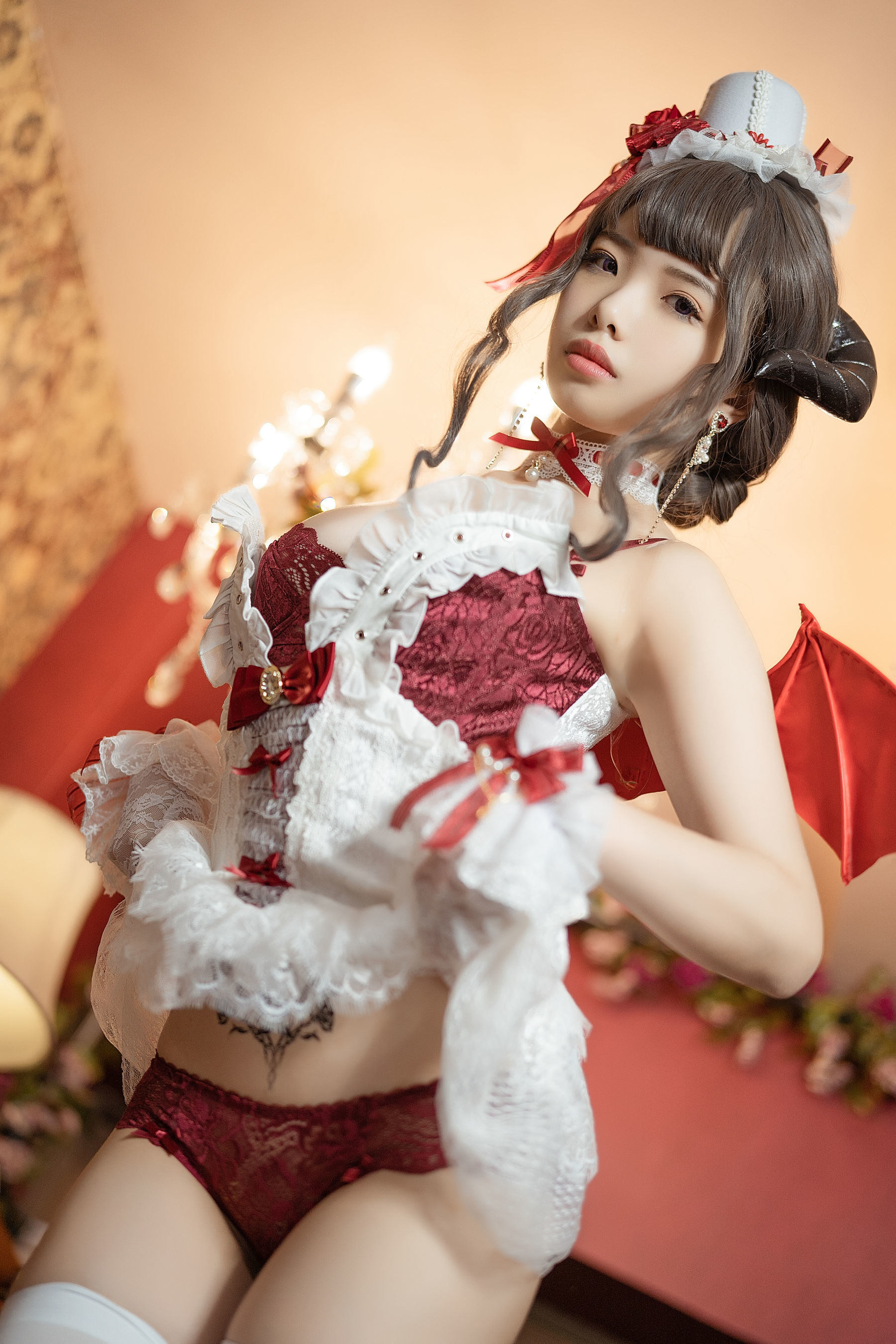 [萝莉COS] 雯妹 - 魅魔 Elegant devil