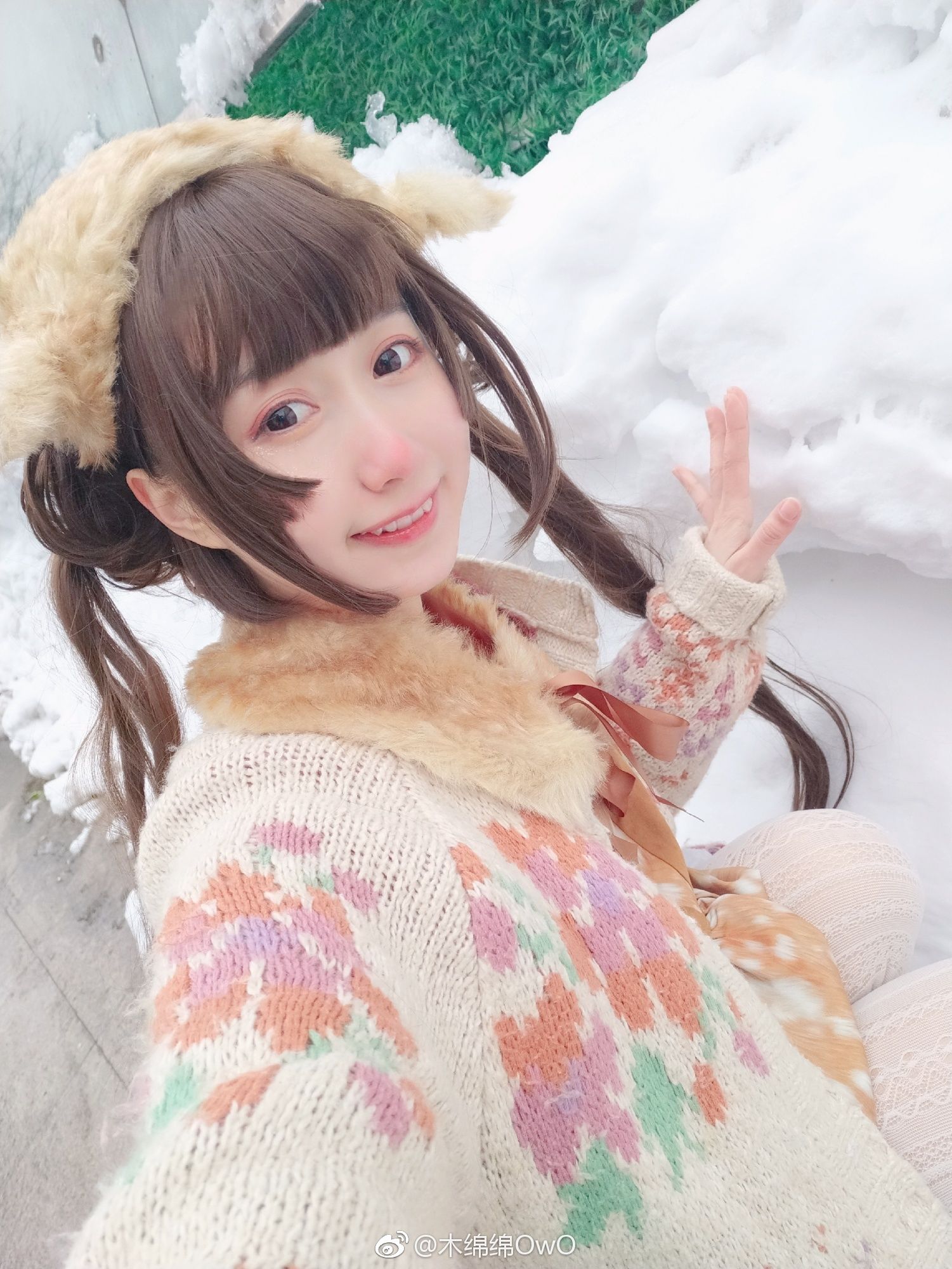 [萝莉COS] 木绵绵OwO - 微博生活照自拍精选合集