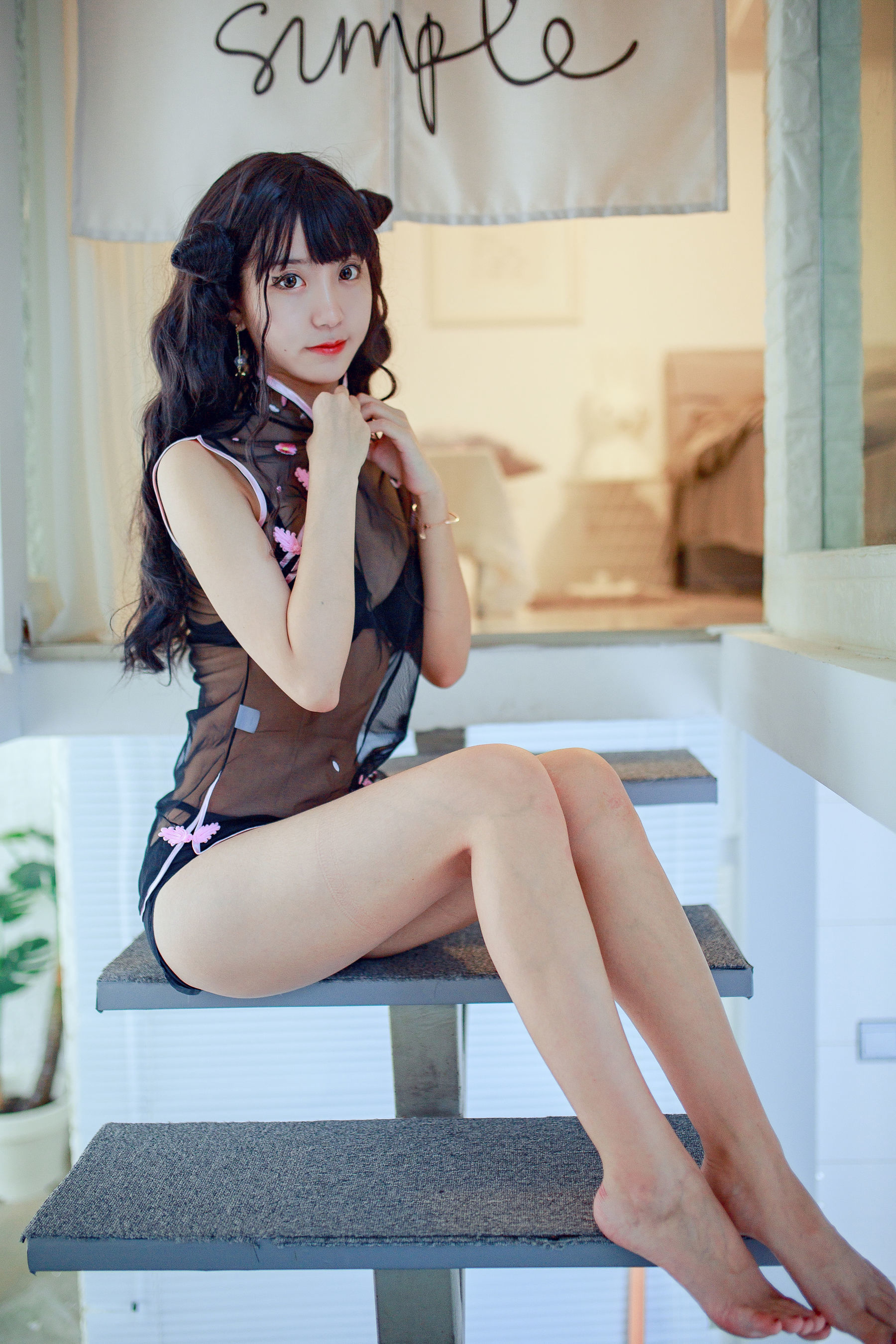 [萝莉COS] 黑川 - 小恶魔旗袍