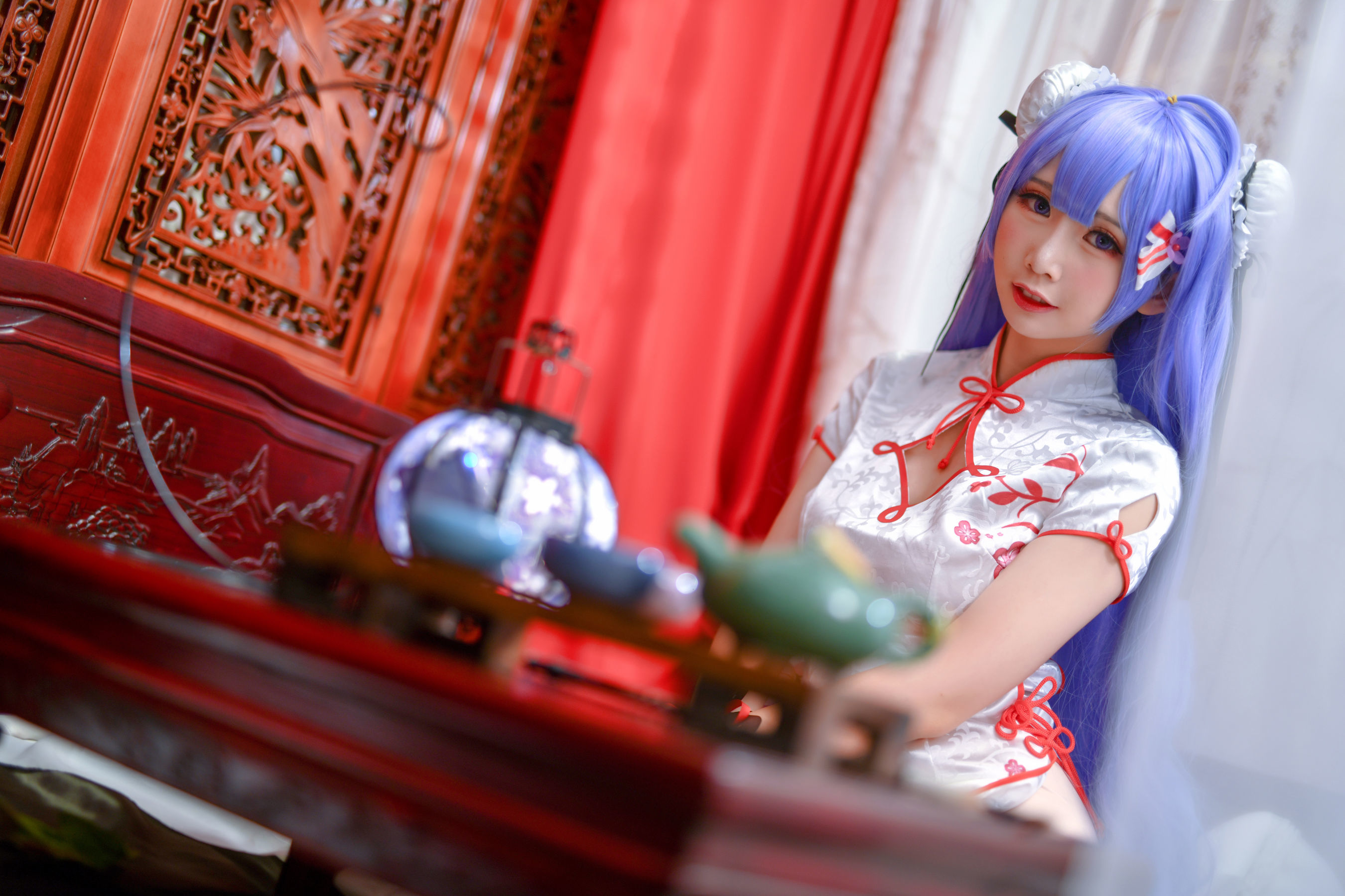 [萝莉COS] 面饼仙儿 - 旗袍COS