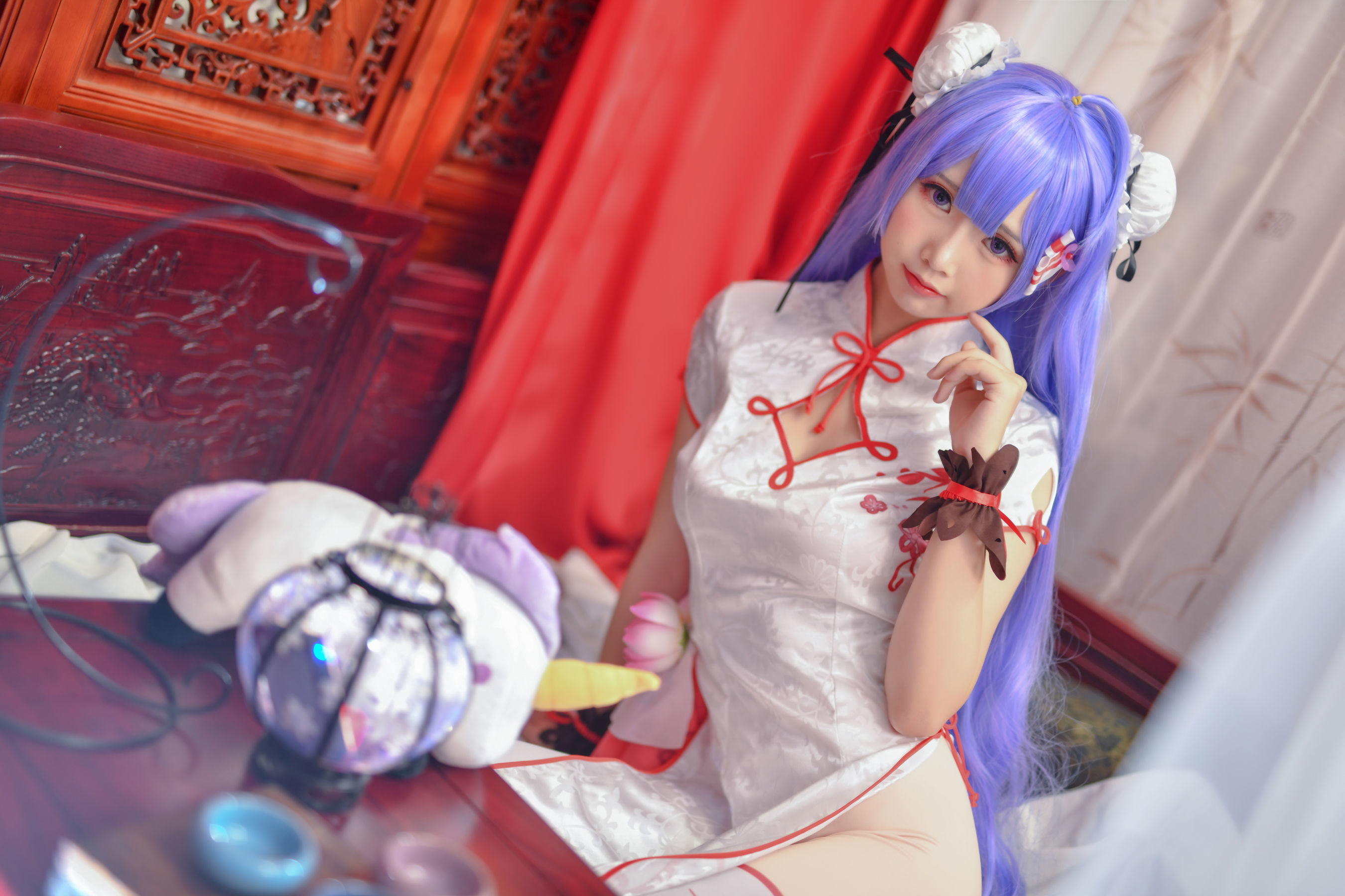 [萝莉COS] 面饼仙儿 - 旗袍COS