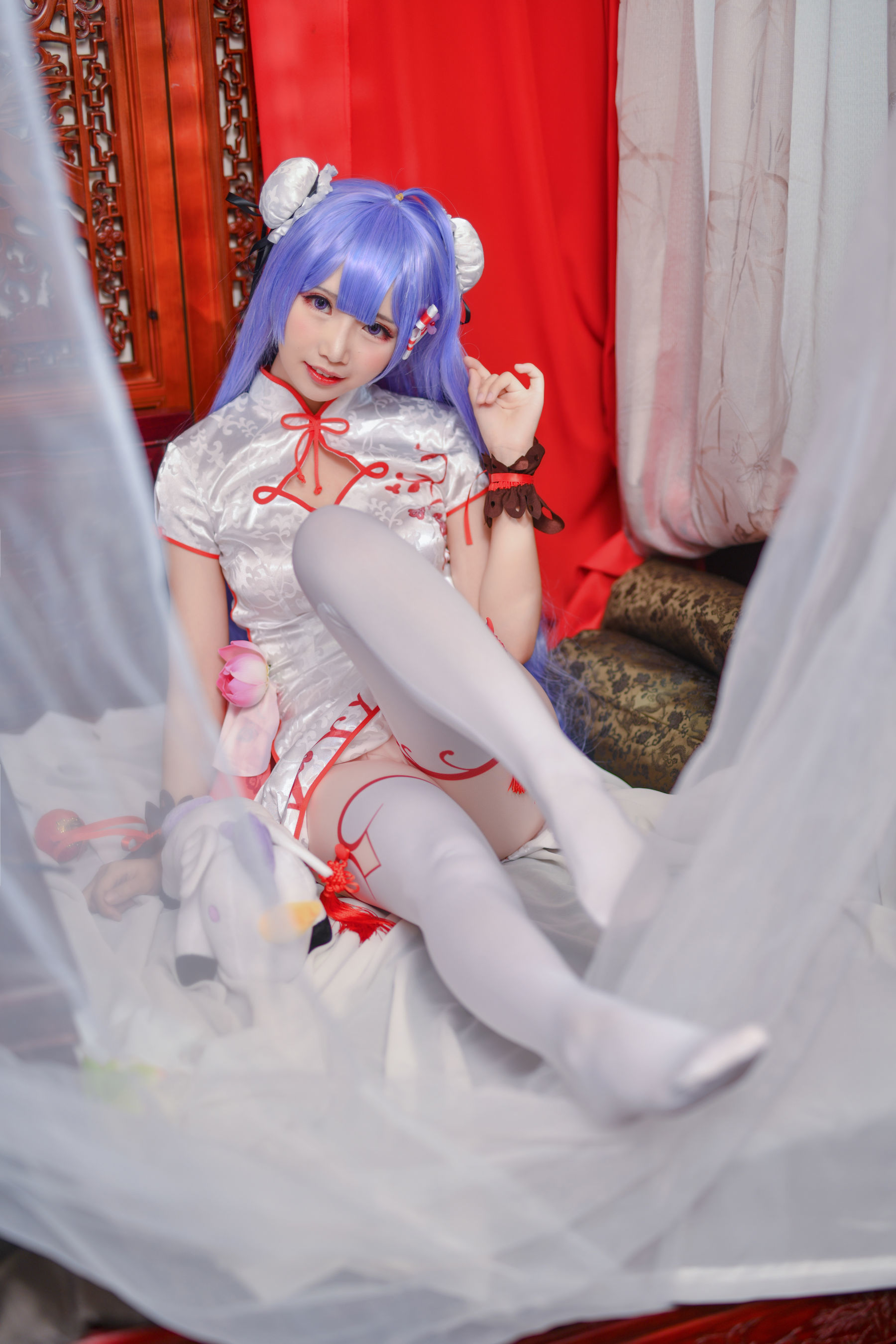 [萝莉COS] 面饼仙儿 - 旗袍COS