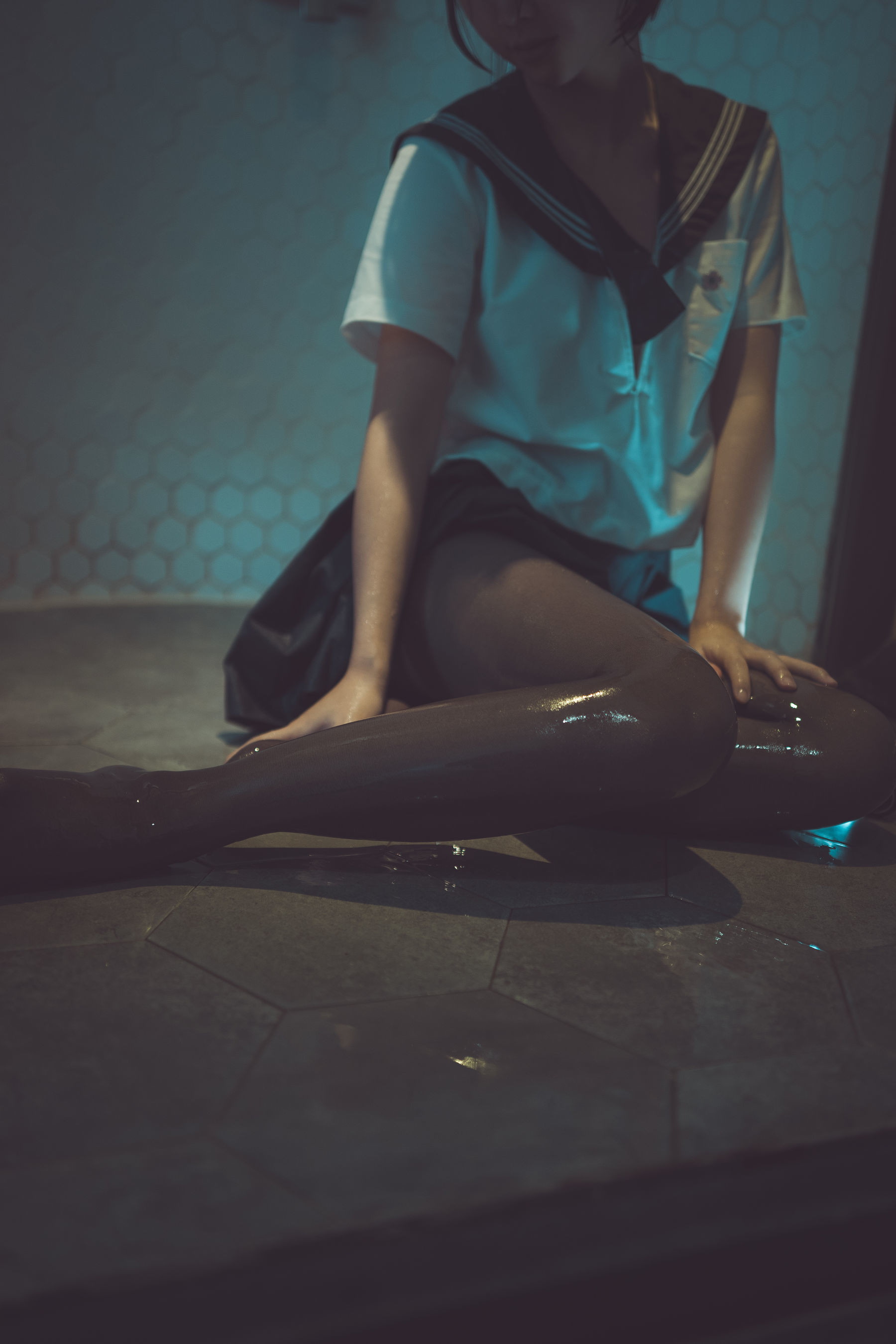 [萝莉COS] 面饼仙儿 - 脑内少女 浴缸黑丝