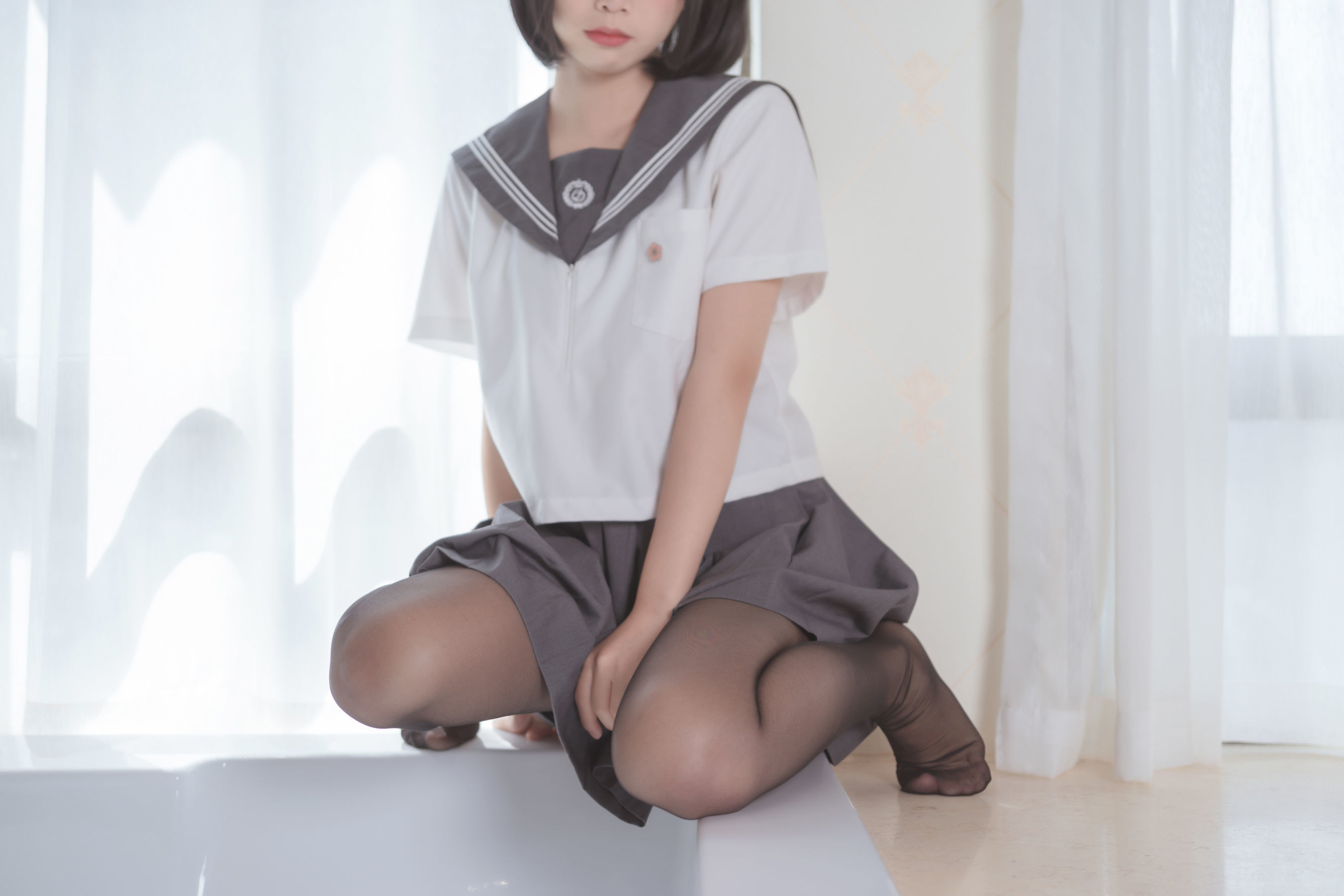 [萝莉COS] 面饼仙儿 - 脑内少女 黑丝JK