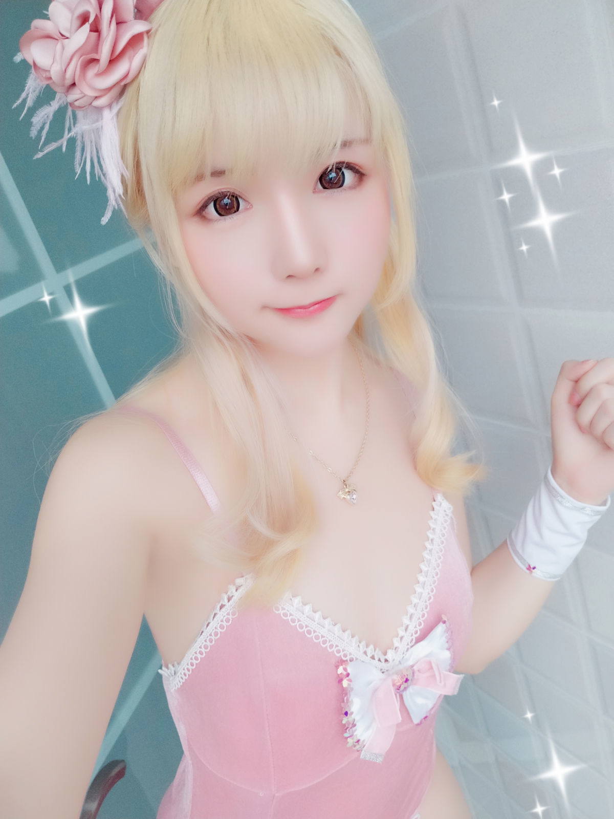 [萝莉COS] 星之迟迟 VOL.01 粉红泡泡包