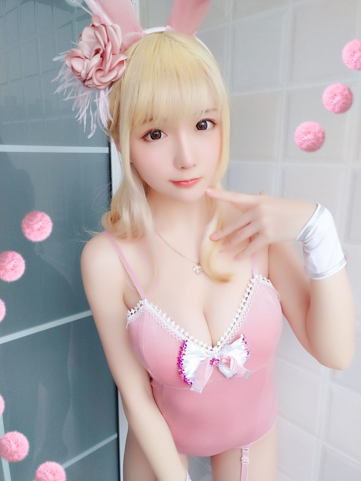 [萝莉COS] 星之迟迟 VOL.01 粉红泡泡包