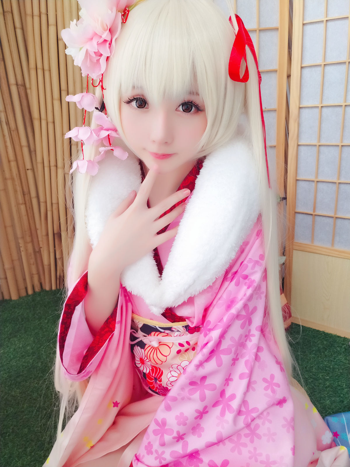 [萝莉COS] 星之迟迟 VOL.01 粉红泡泡包