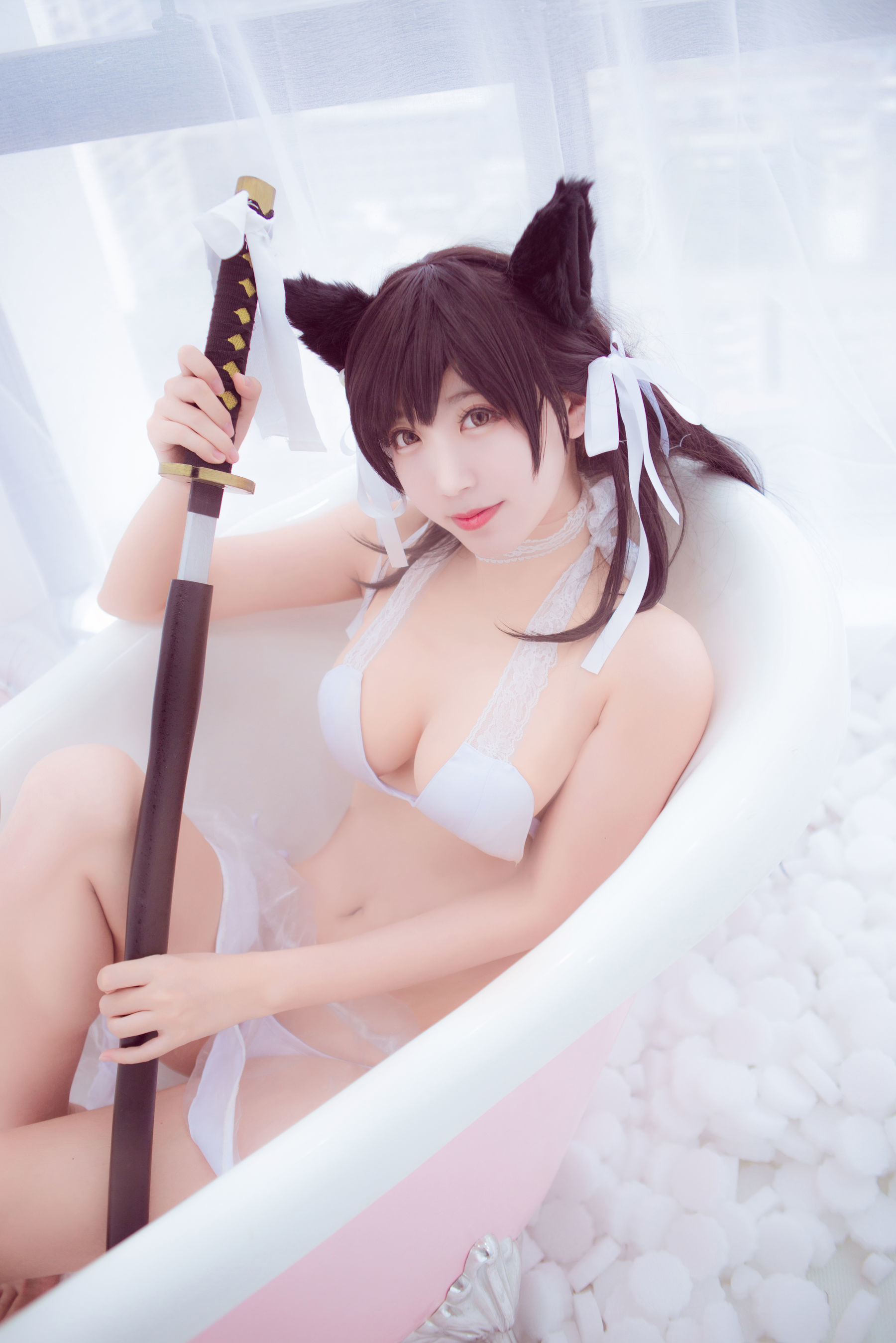 [萝莉COS] 黑川 - 爱宕泳衣