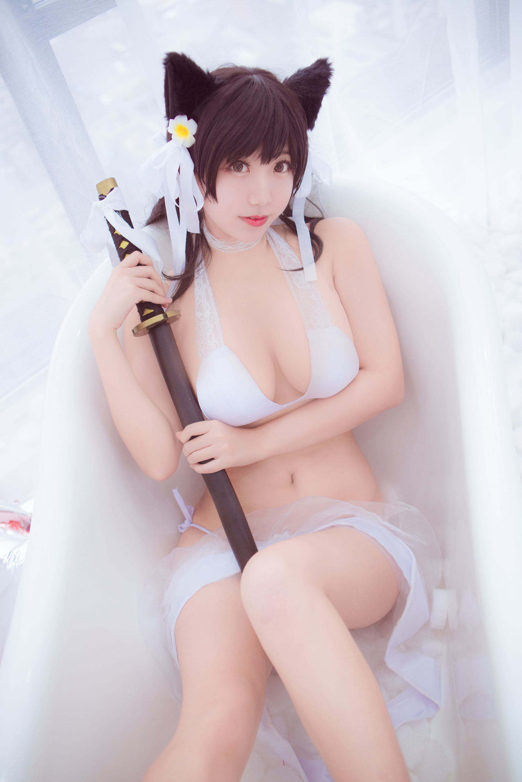 [萝莉COS] 黑川 - 爱宕泳衣
