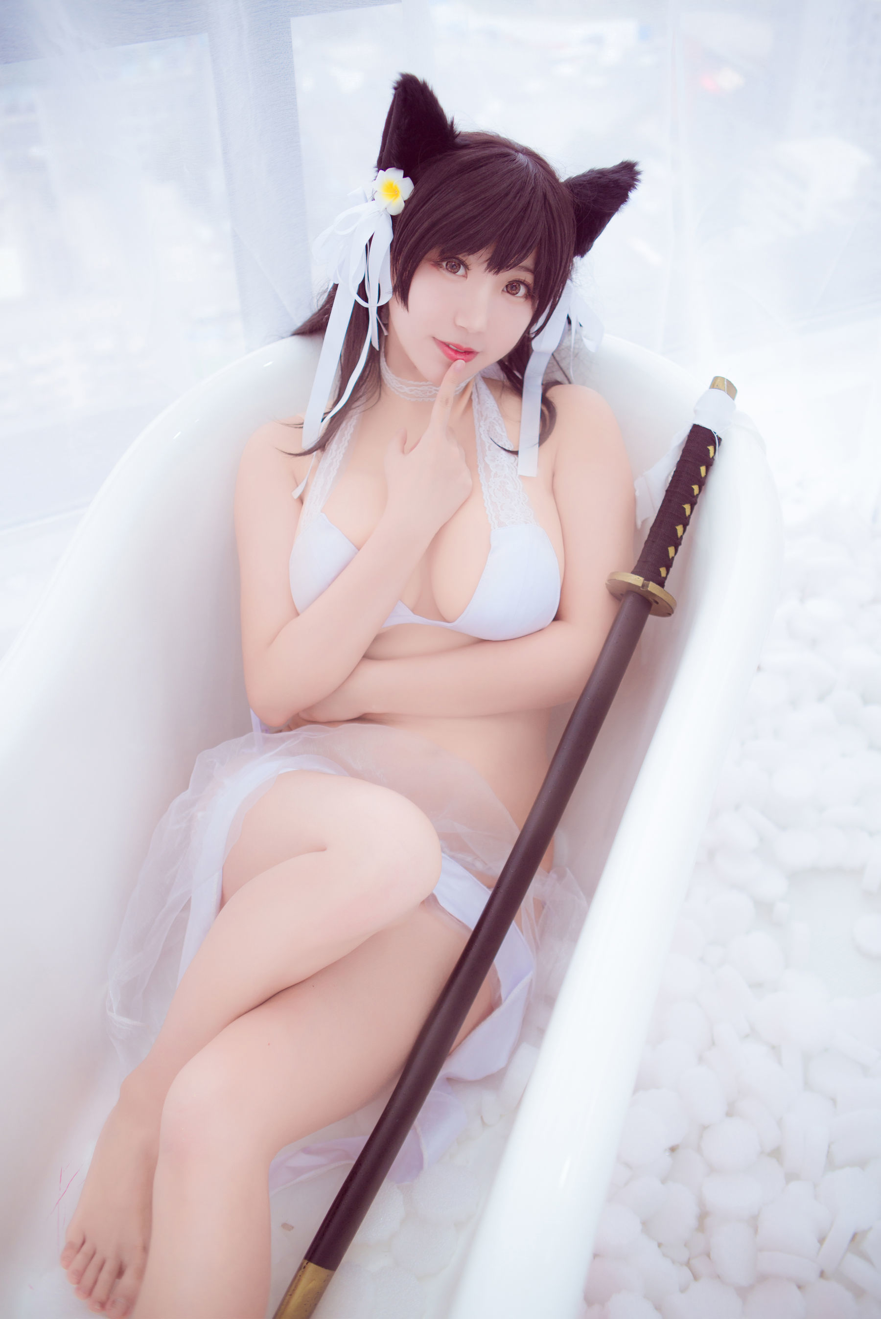 [萝莉COS] 黑川 - 爱宕泳衣
