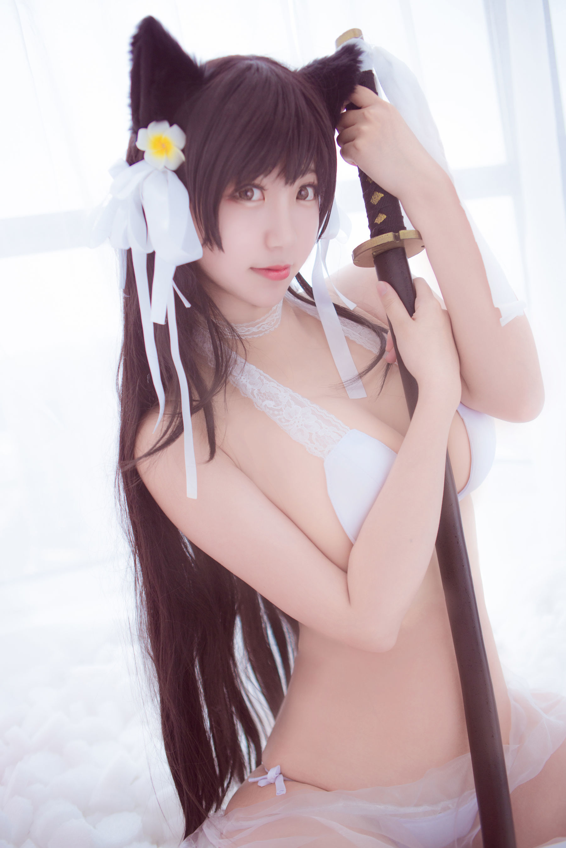 [萝莉COS] 黑川 - 爱宕泳衣