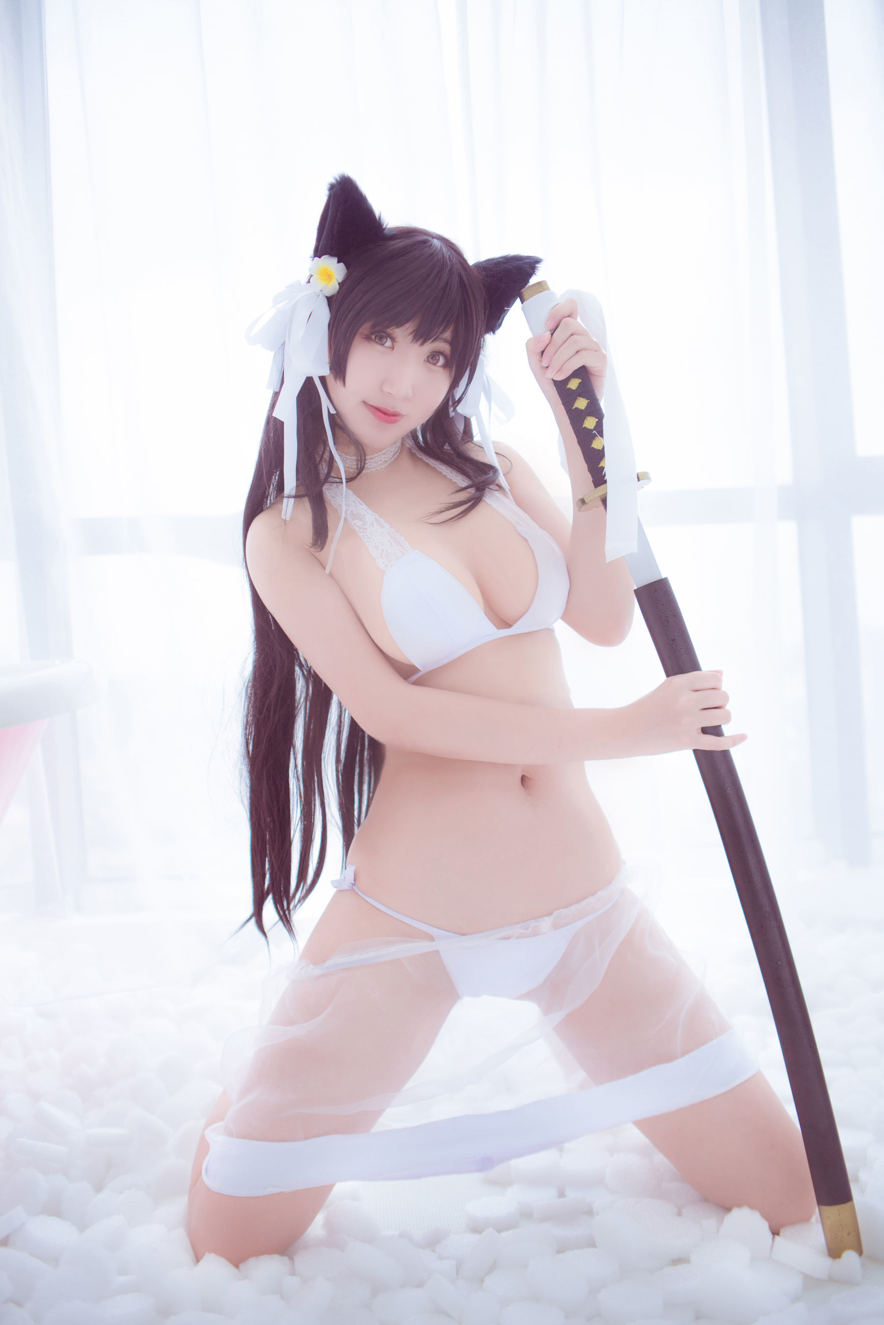 [萝莉COS] 黑川 - 爱宕泳衣